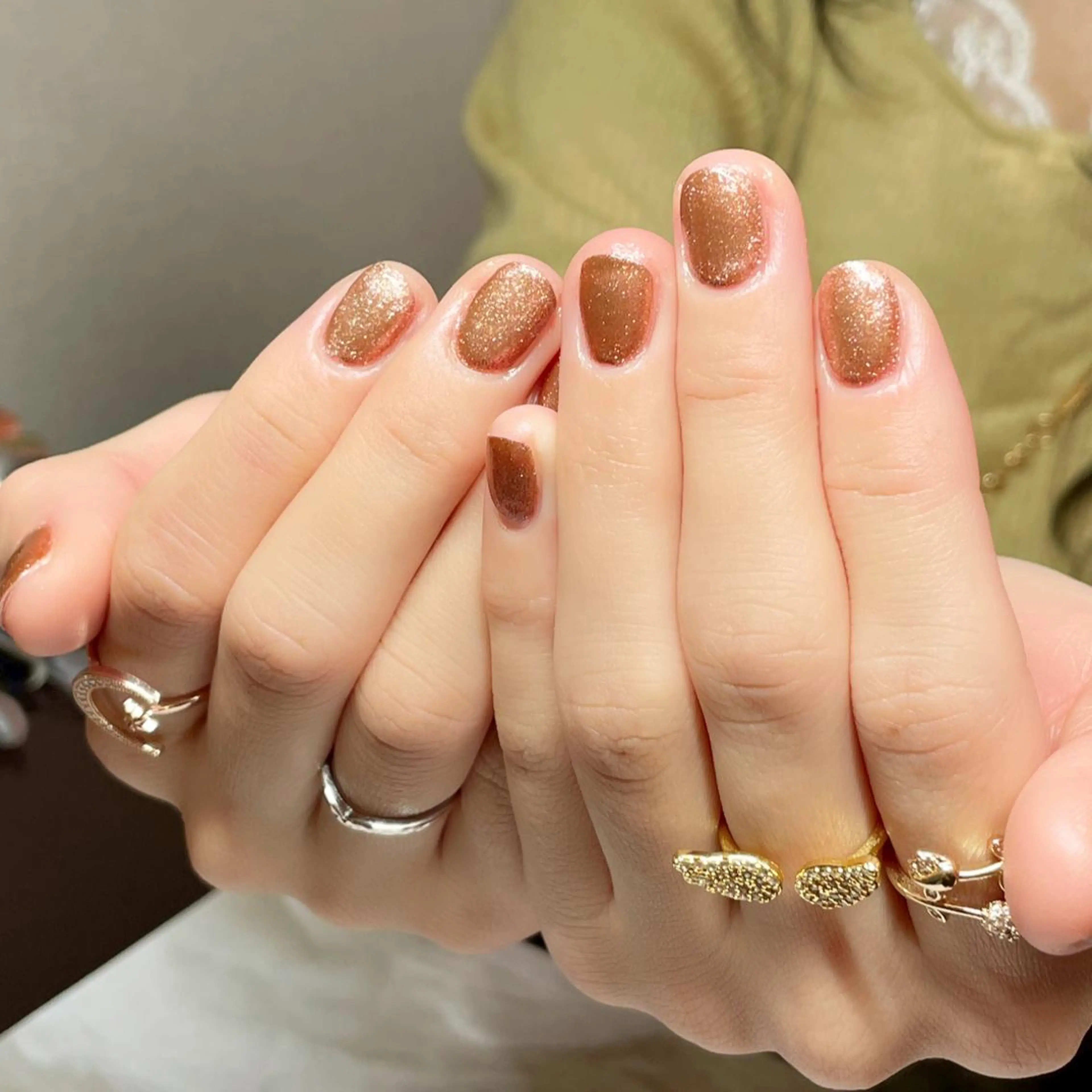 ネイル ワンカラーネイル えみ HaniOhanaのネイルデザイン