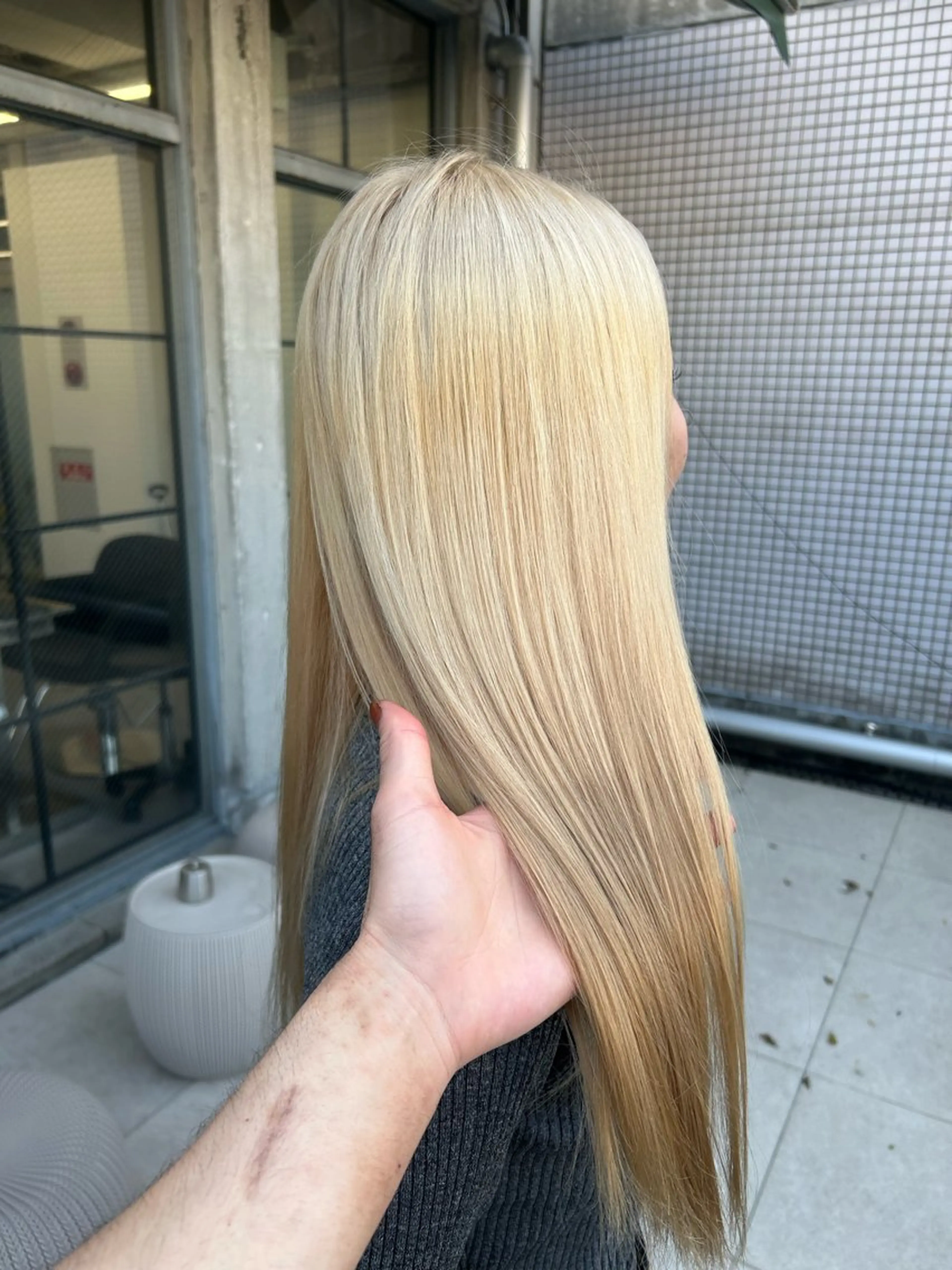 ロング ヘアカラー トリートメント 似合わせカラー ブリーチ/店長レンのヘアスタイル