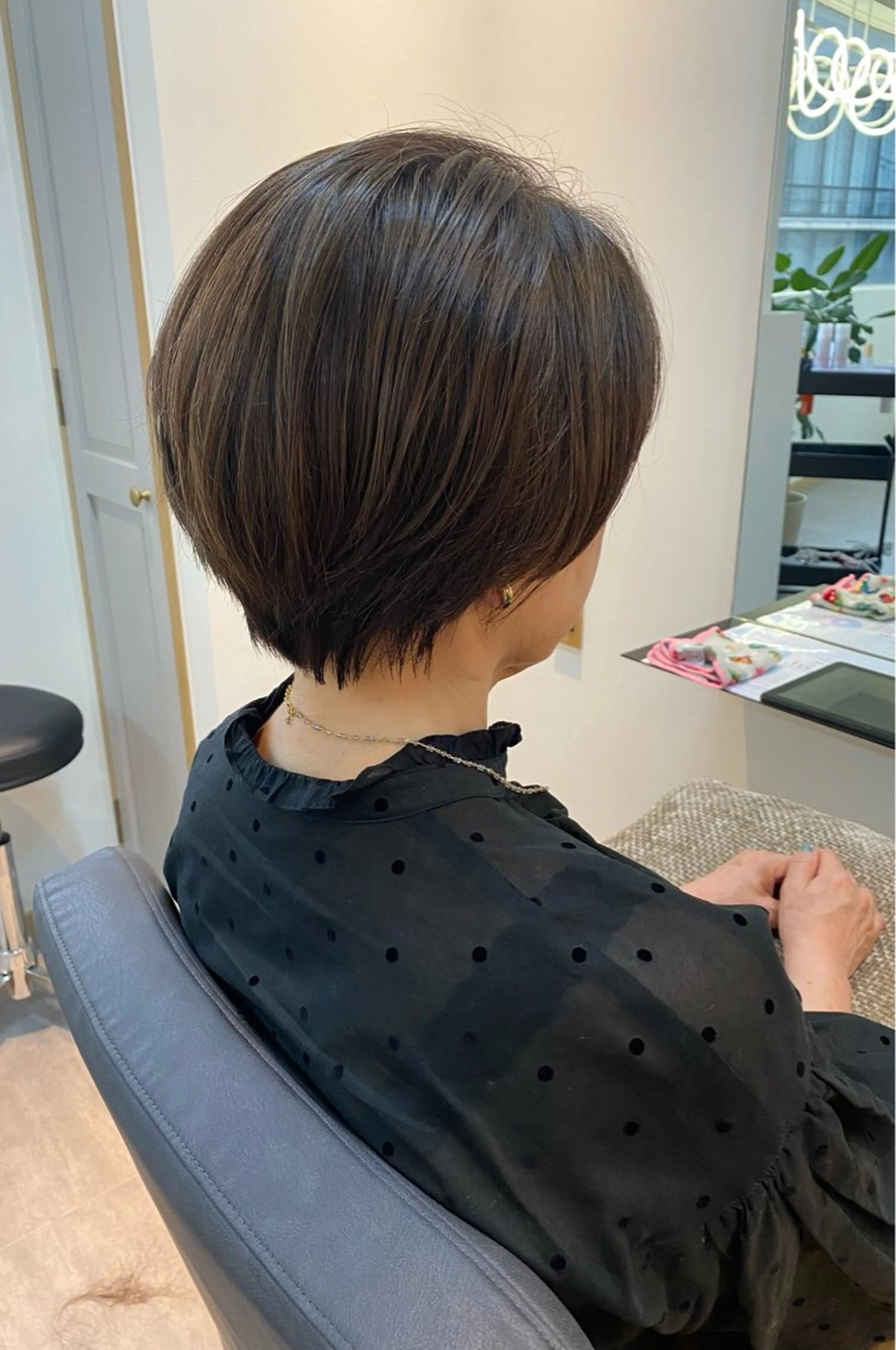 ショート カット ヘアカラー トリートメント 内野 友貴のヘアスタイル