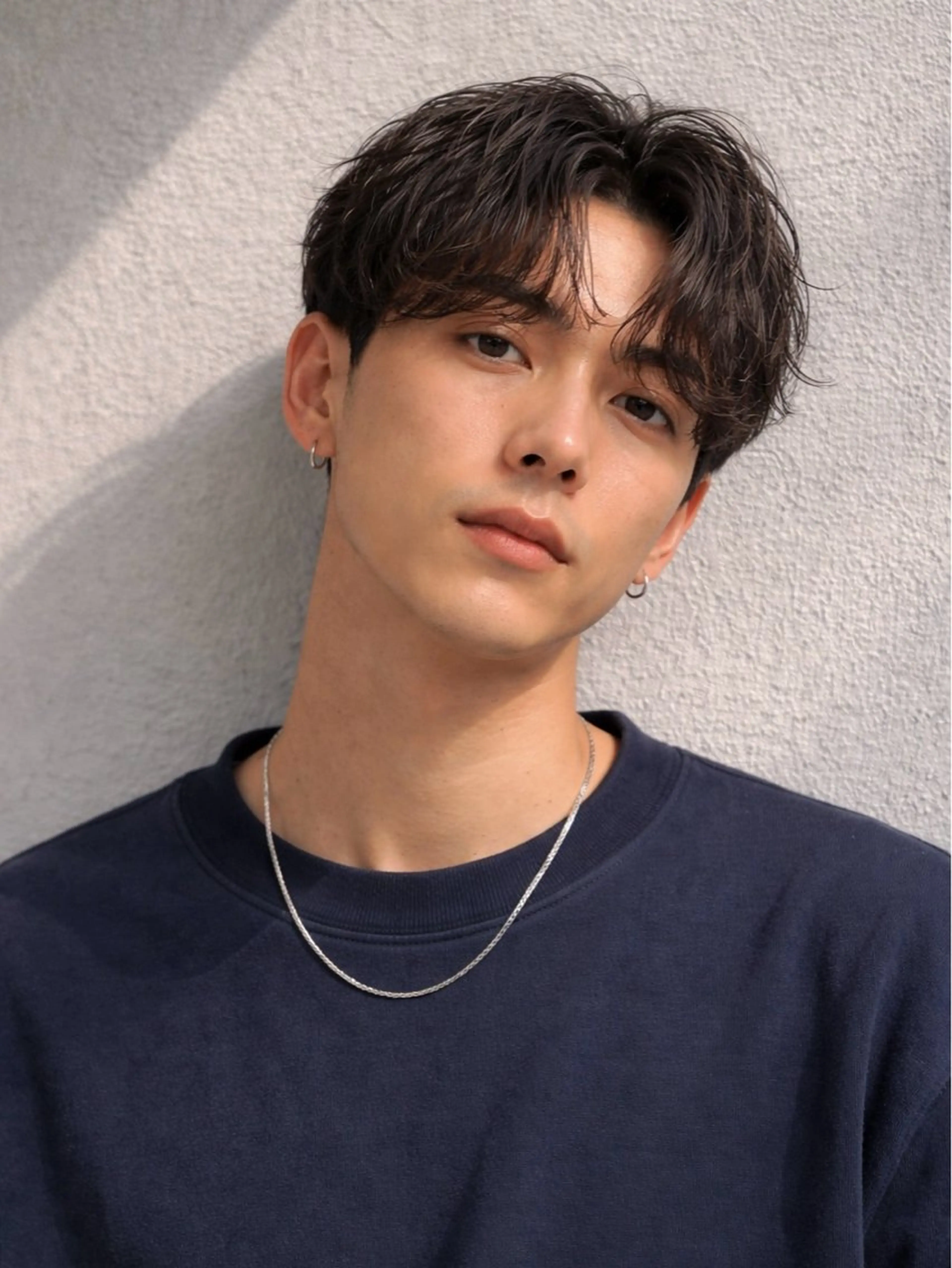 ショート パーマ カット ヘアカラー パーマ ショート　ボブ メンズ　パーマのヘアスタイル