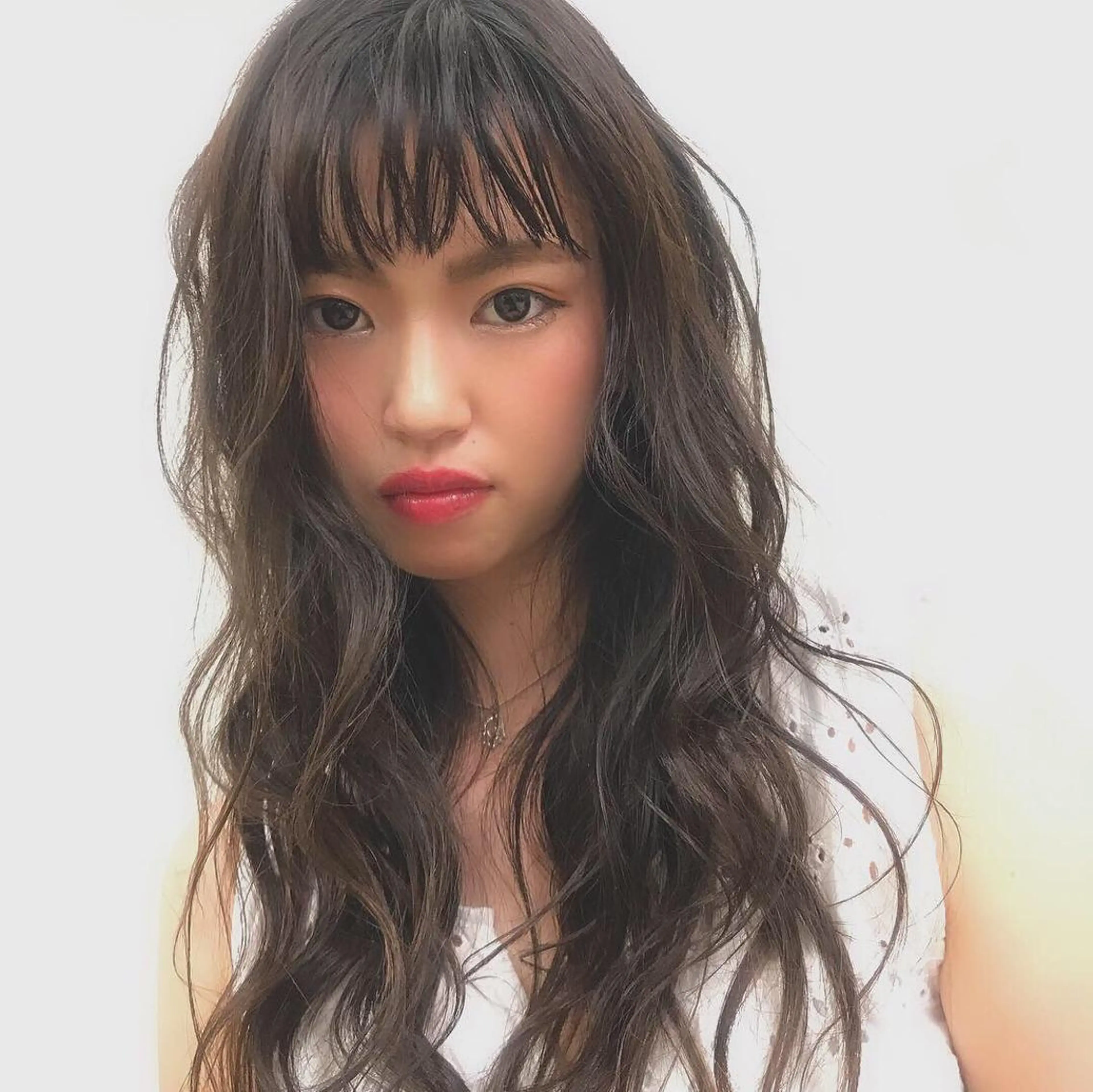 ロング カラー カット ヘアカラー HBLディプロマ所有 AZUSAのヘアスタイル