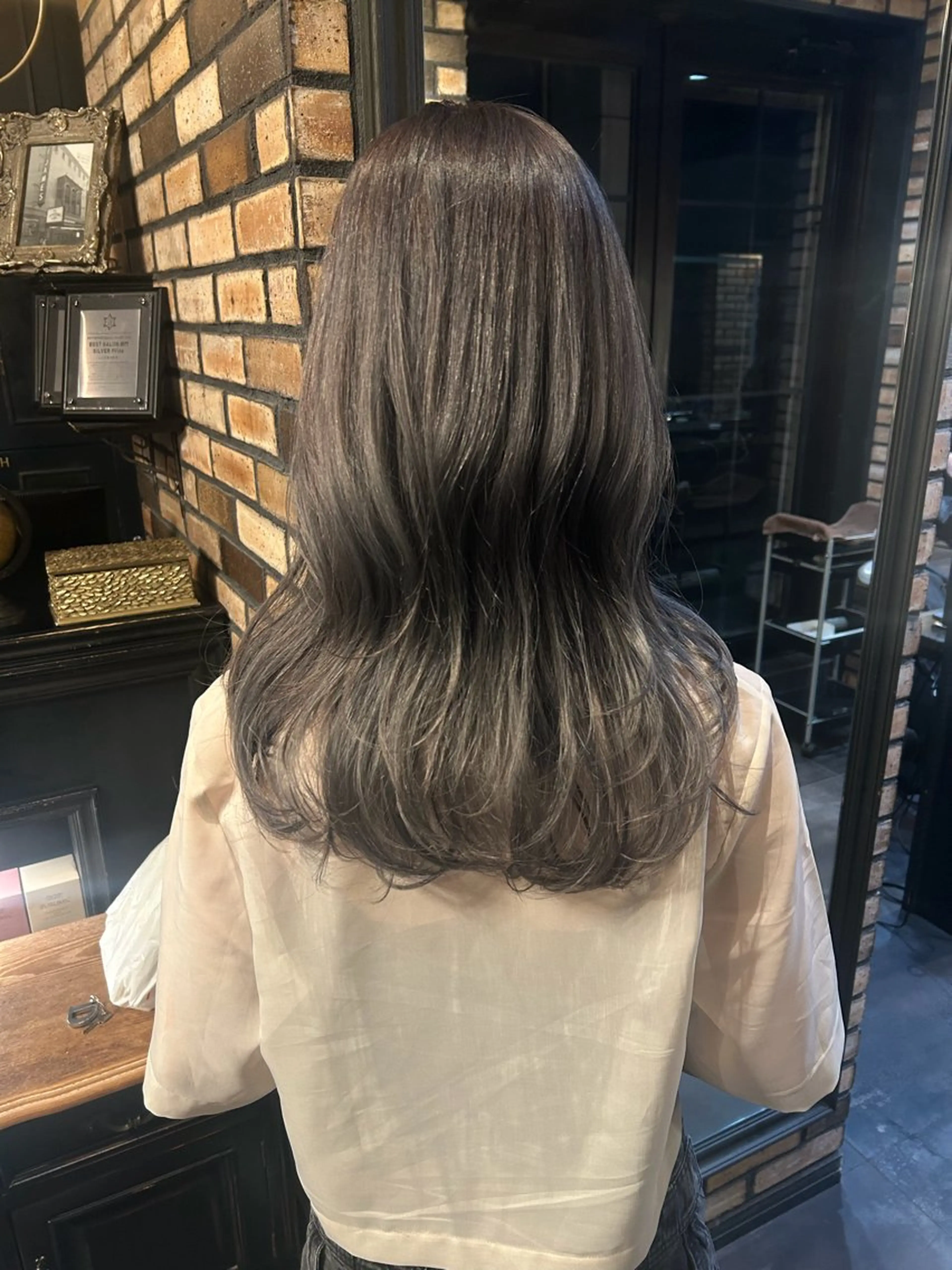 ミディアム カラー 【透明感カラー】 harunaのヘアスタイル