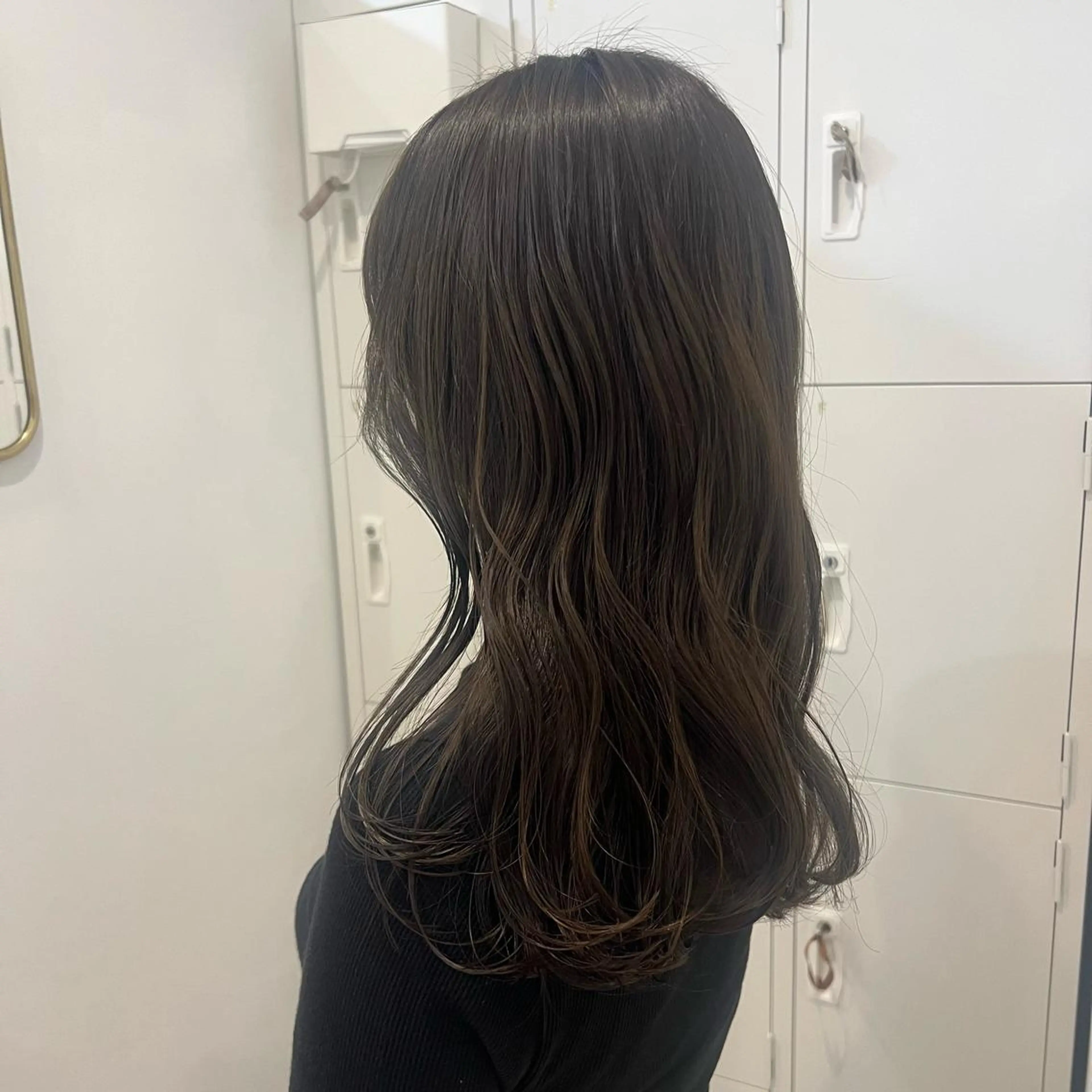 ロング カラー カット ヘアカラー 透明感カラー、 アレンジ/miyuのヘアスタイル