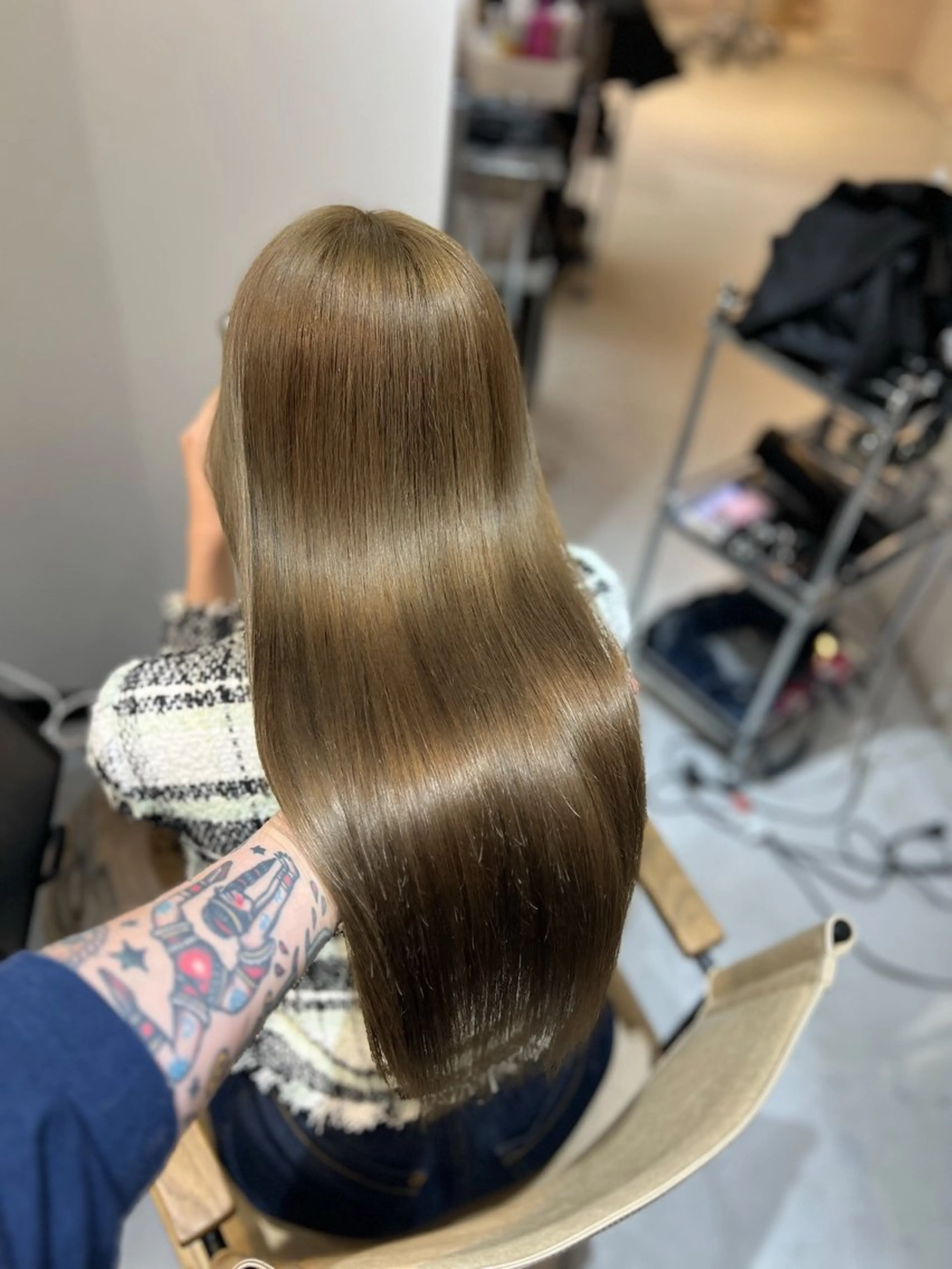 ロング カラー ヘアアレンジ ヘアカラー トリートメント ✨韓国/外国人風✨ 江原巧のヘアスタイル