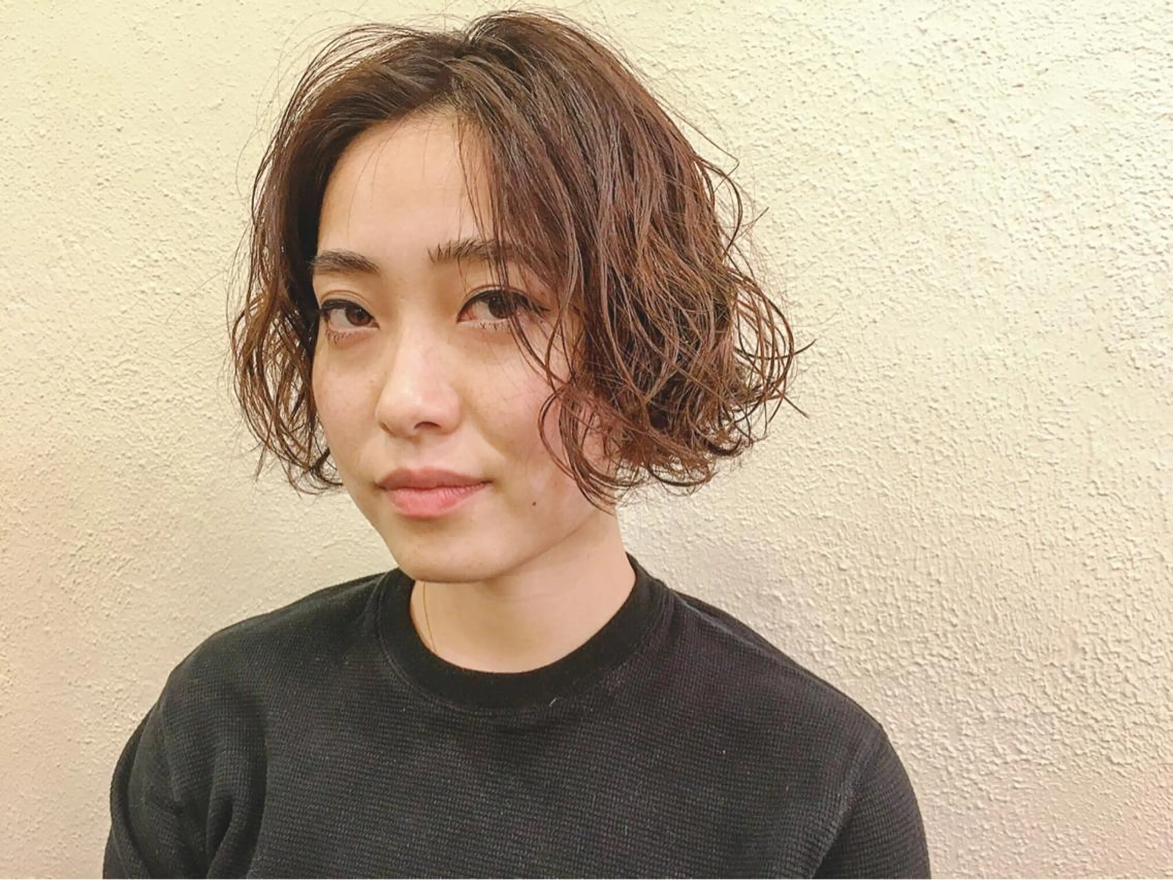 ショート こば しおりのヘアスタイル