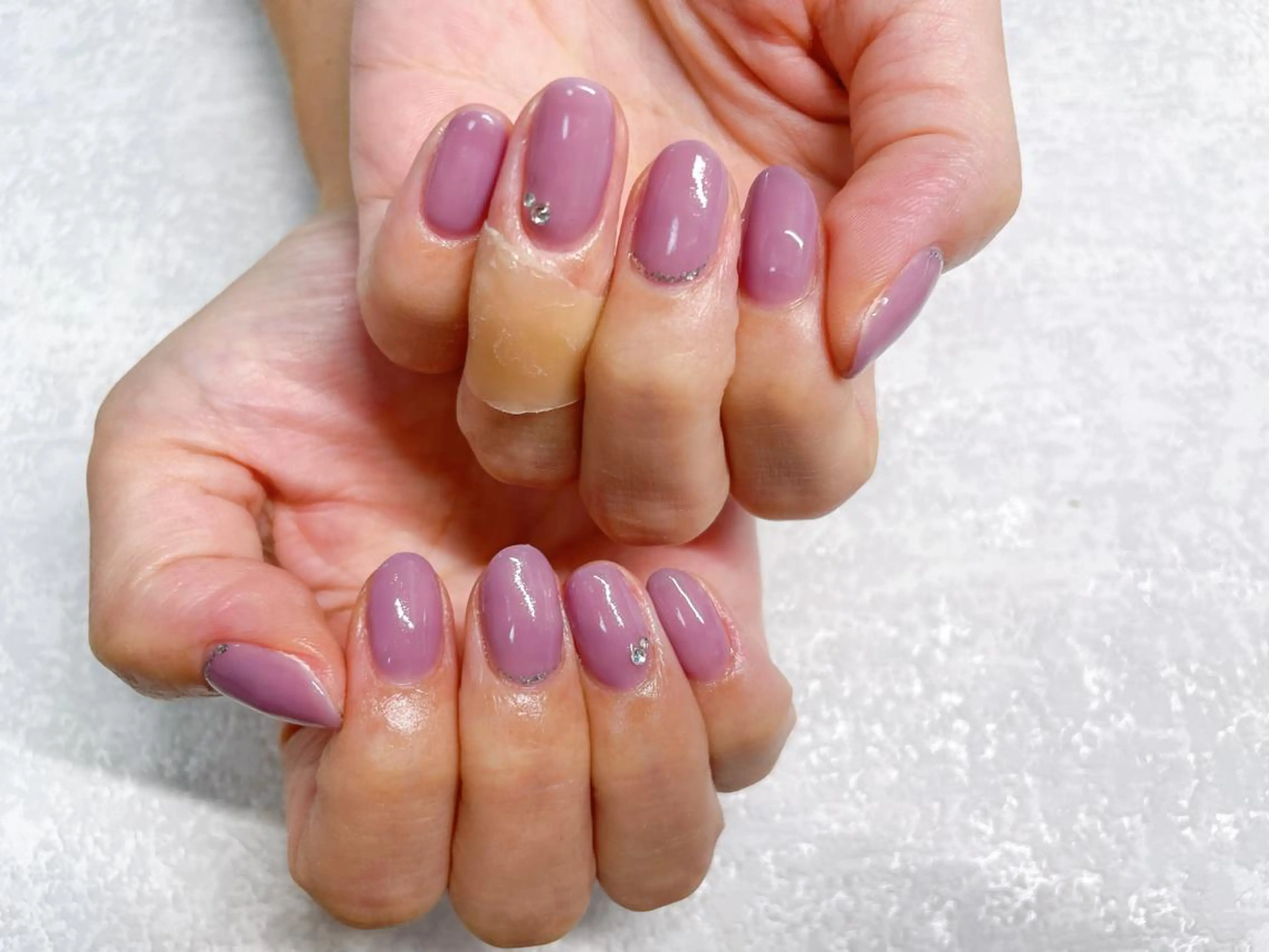 ネイル オーロラネイル フラワーネイル フットネイル フレンチネイル ジェルネイル mogunail &blowのネイルデザイン