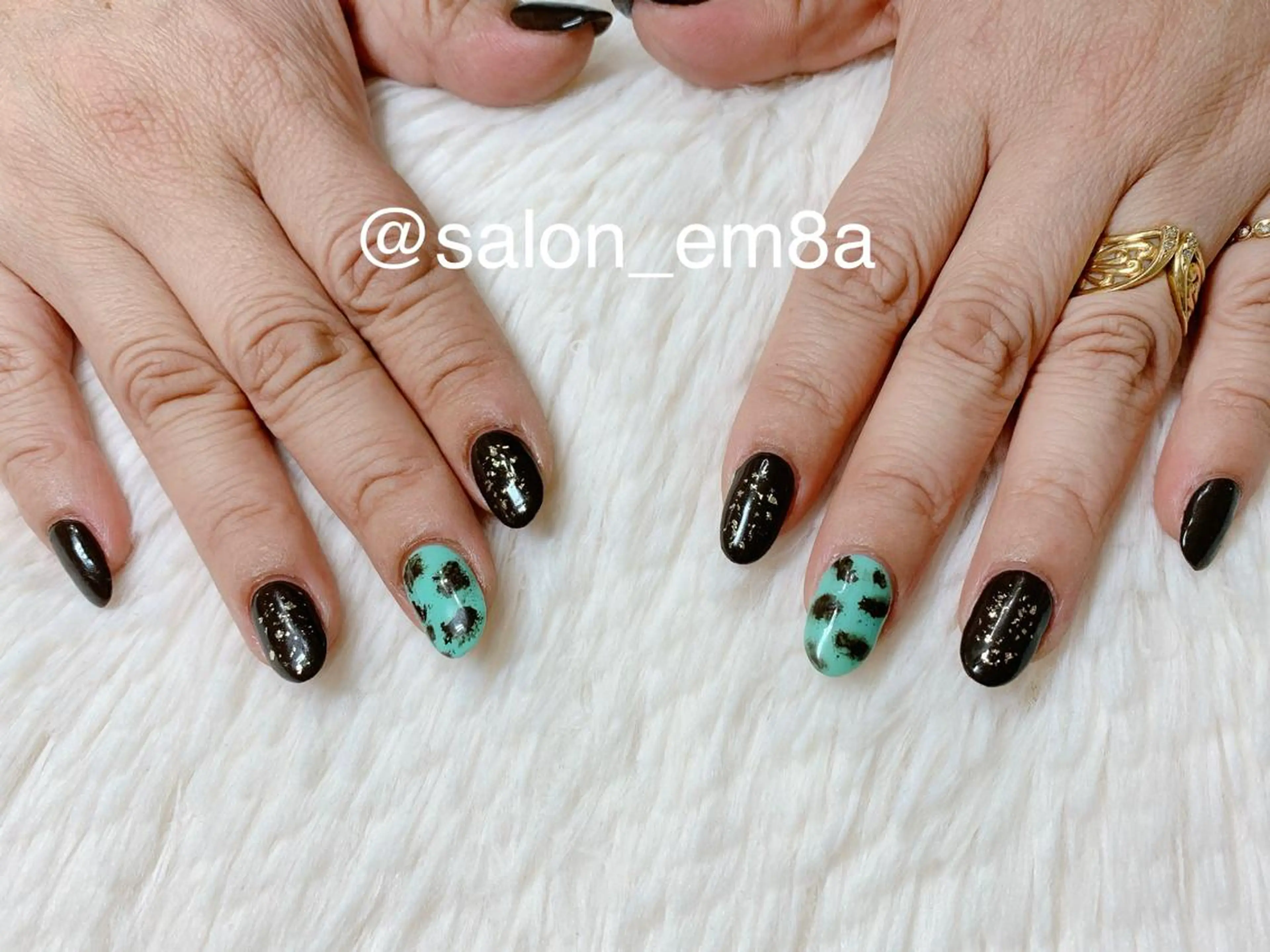 ネイル バレンタイン ハンドネイル salon EM&A emiのネイルデザイン