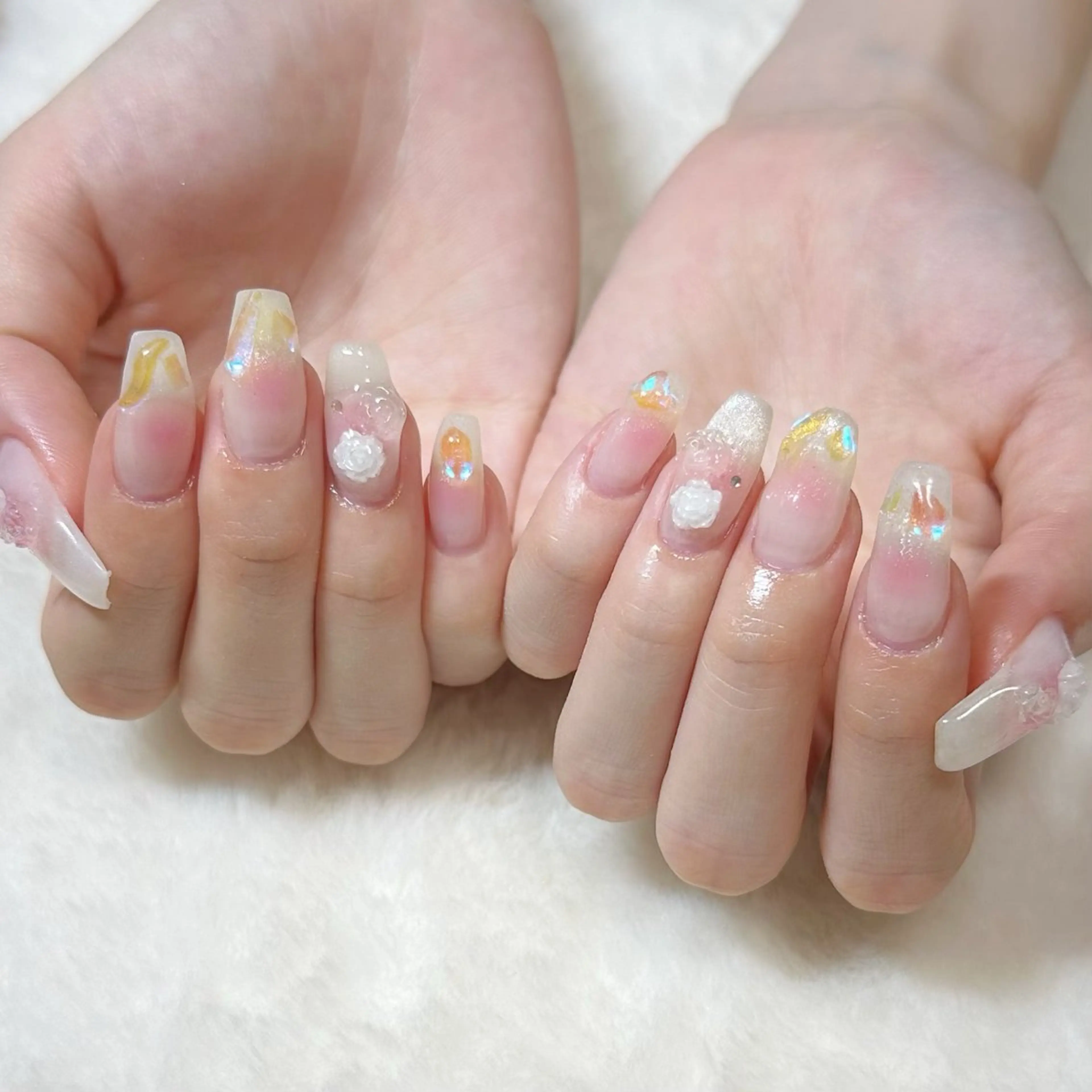 セミロング yuka ♡のネイルデザイン