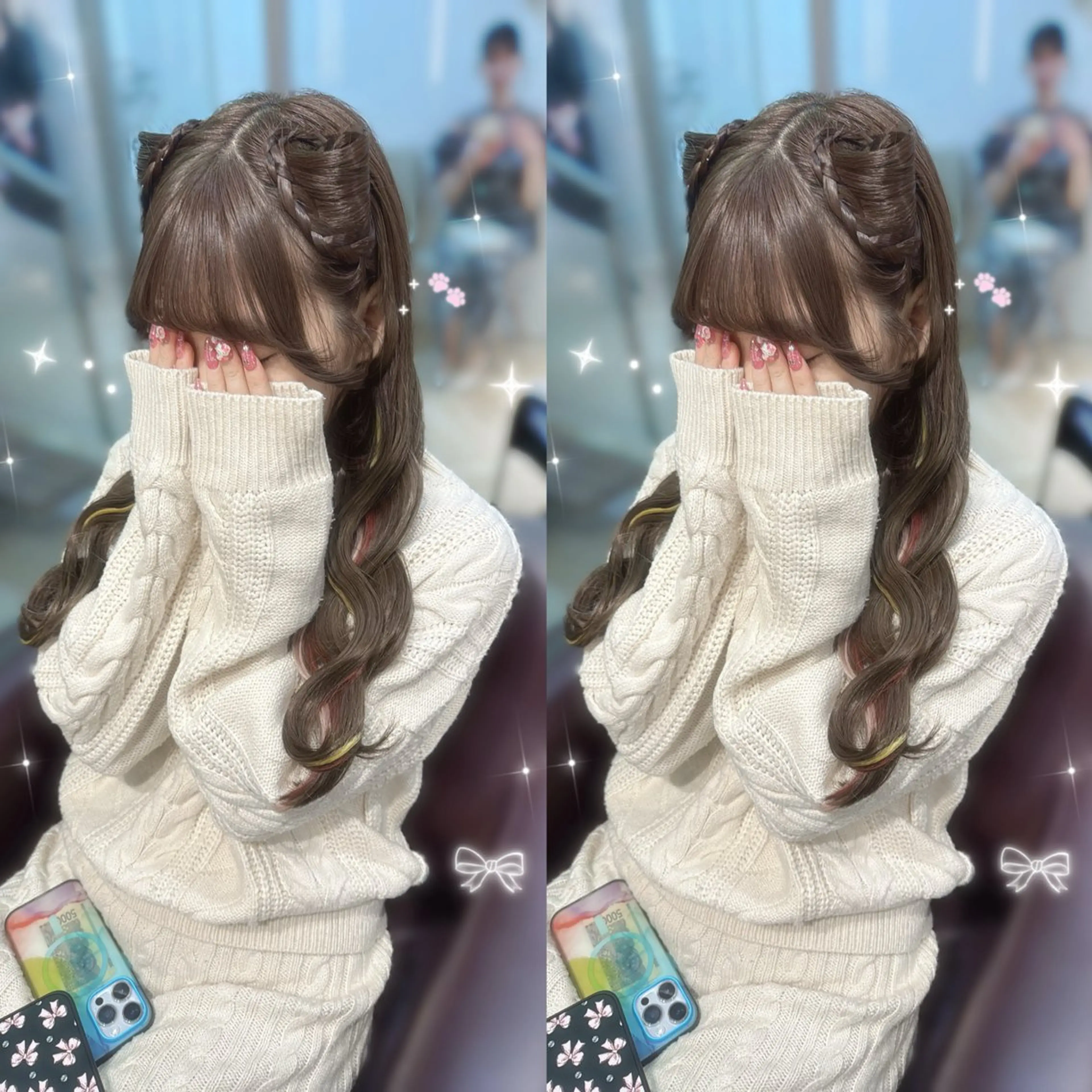 【 平日限定；推し活 ヘアメ𓂃𓈒𓏸︎︎︎︎ ❤︎ 】イベント,推し活,ライブ前,オタ活前🎀 ﾍﾟｱおk🌼🤍の写真