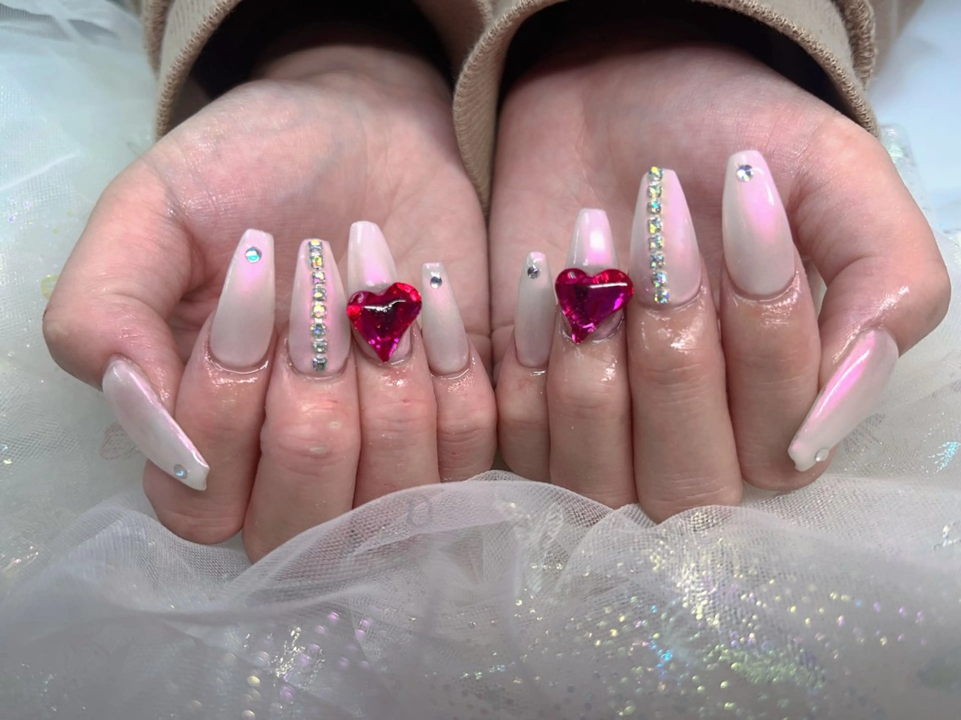 ネイル パーツ全部¥110 サロンミミのネイルデザイン