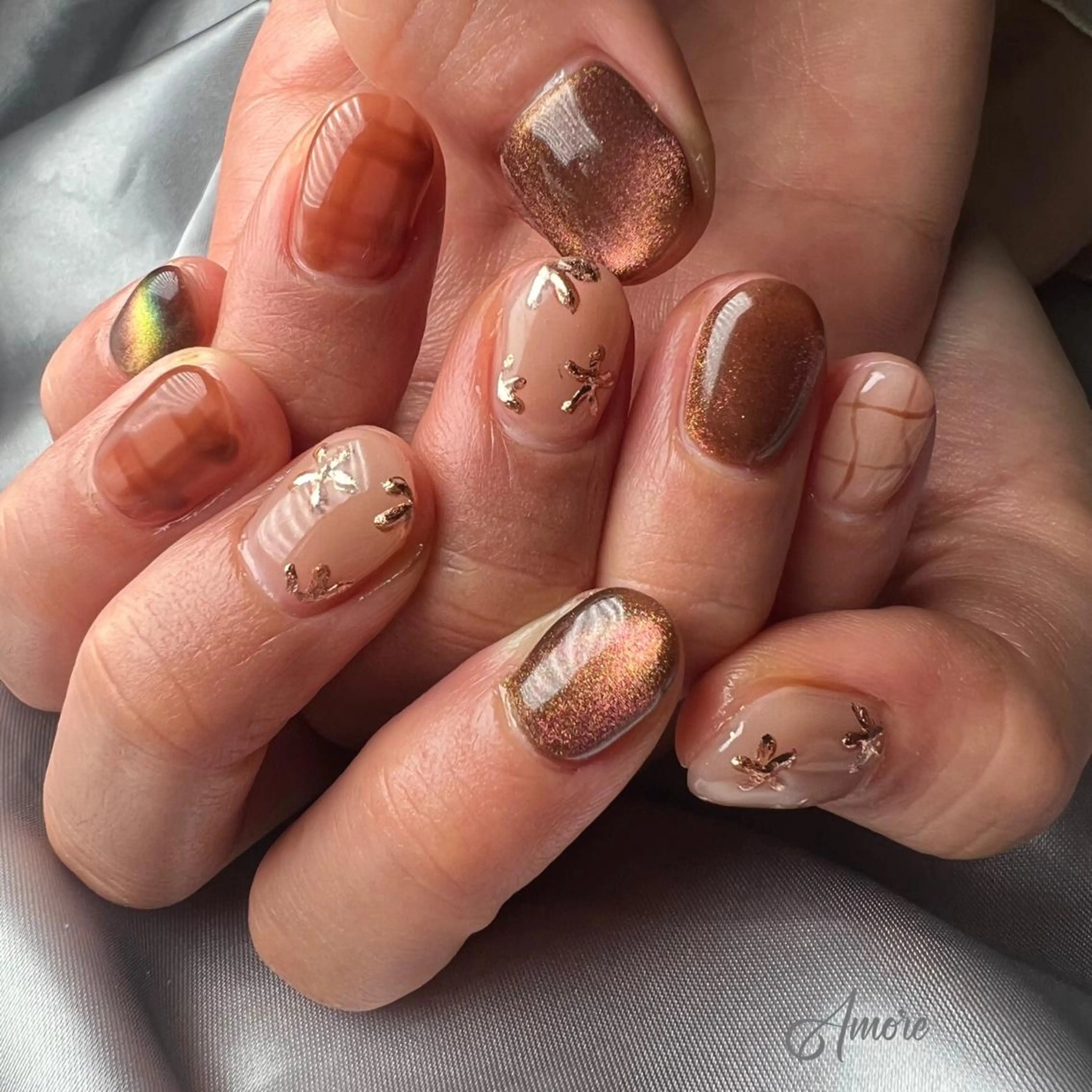 ネイル ジェルネイル ミラーネイル オフィスネイル パラジェル You kyehwaのネイルデザイン