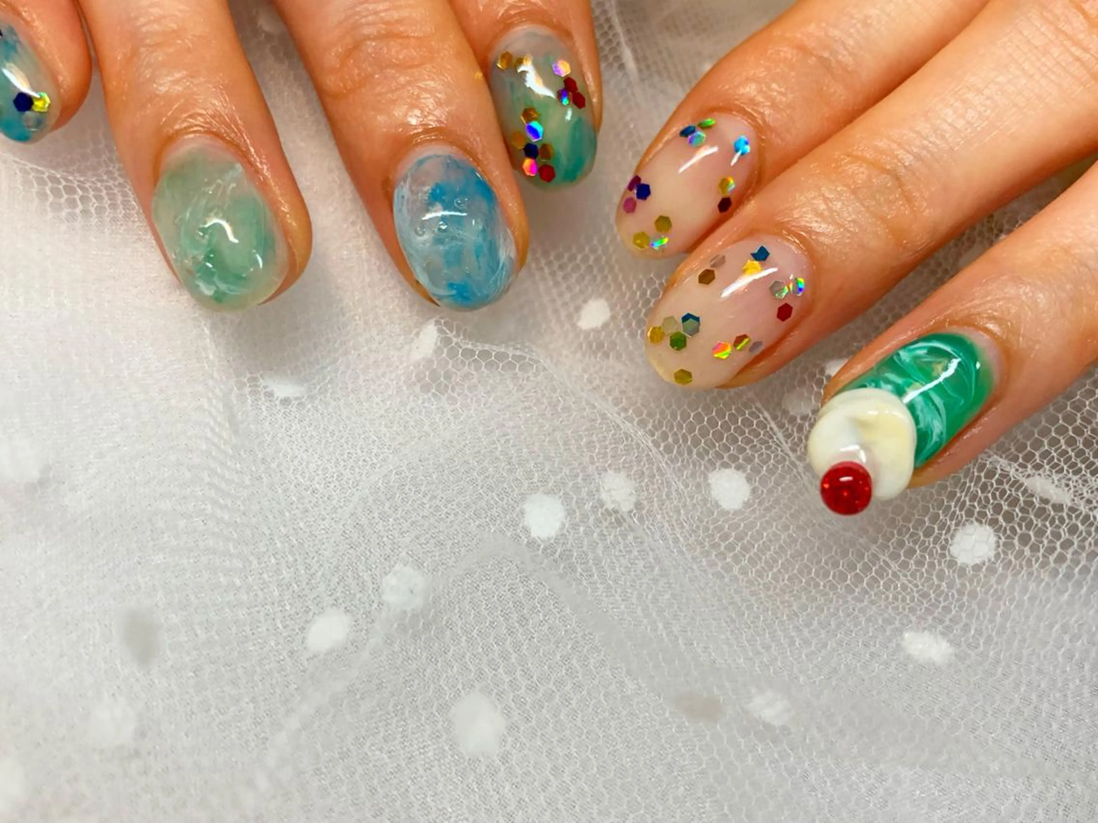 ネイル アートネイル ハンドネイル フットネイル GéRanium Harukaのネイルデザイン