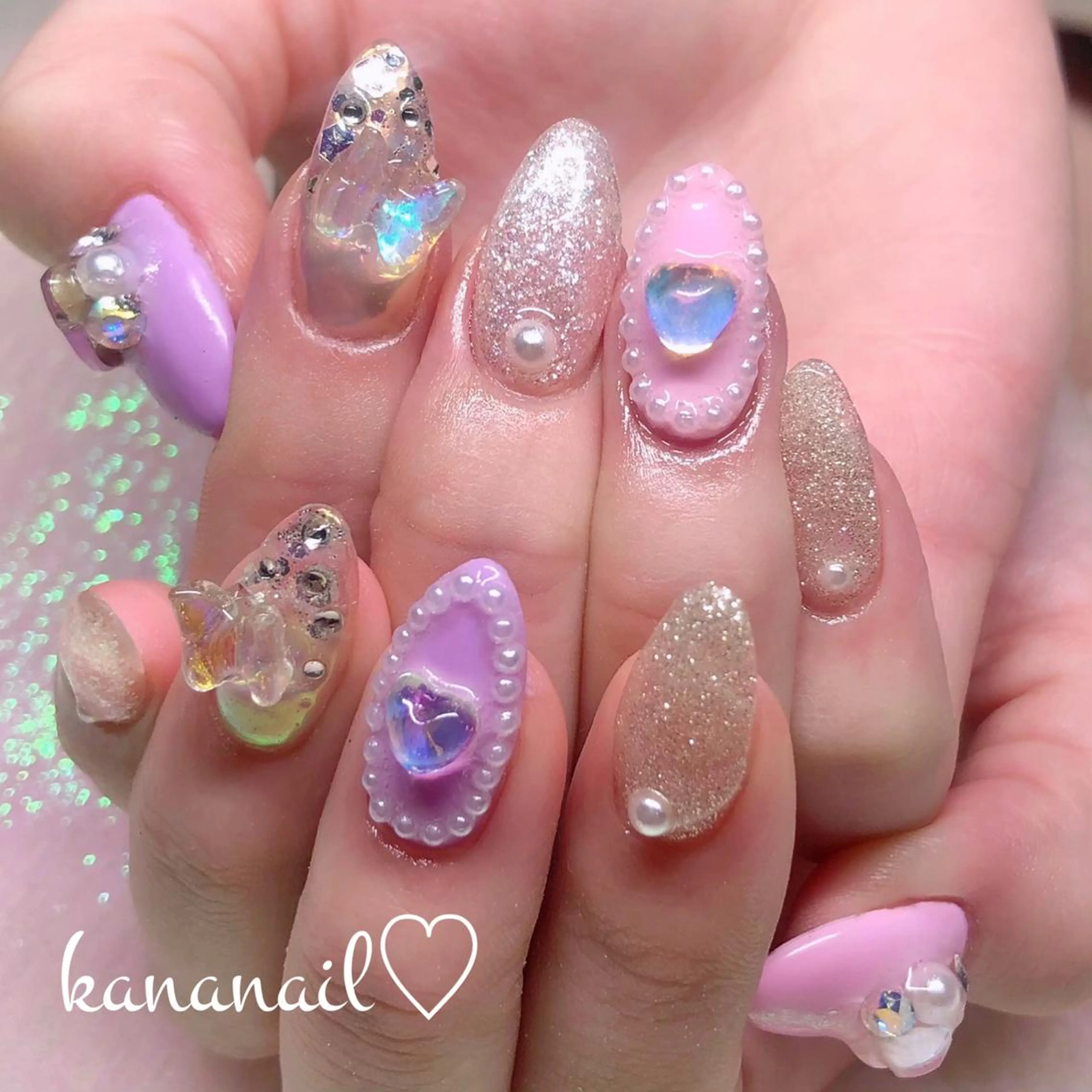 ネイル ミディアムネイル kananail ♡のネイルデザイン