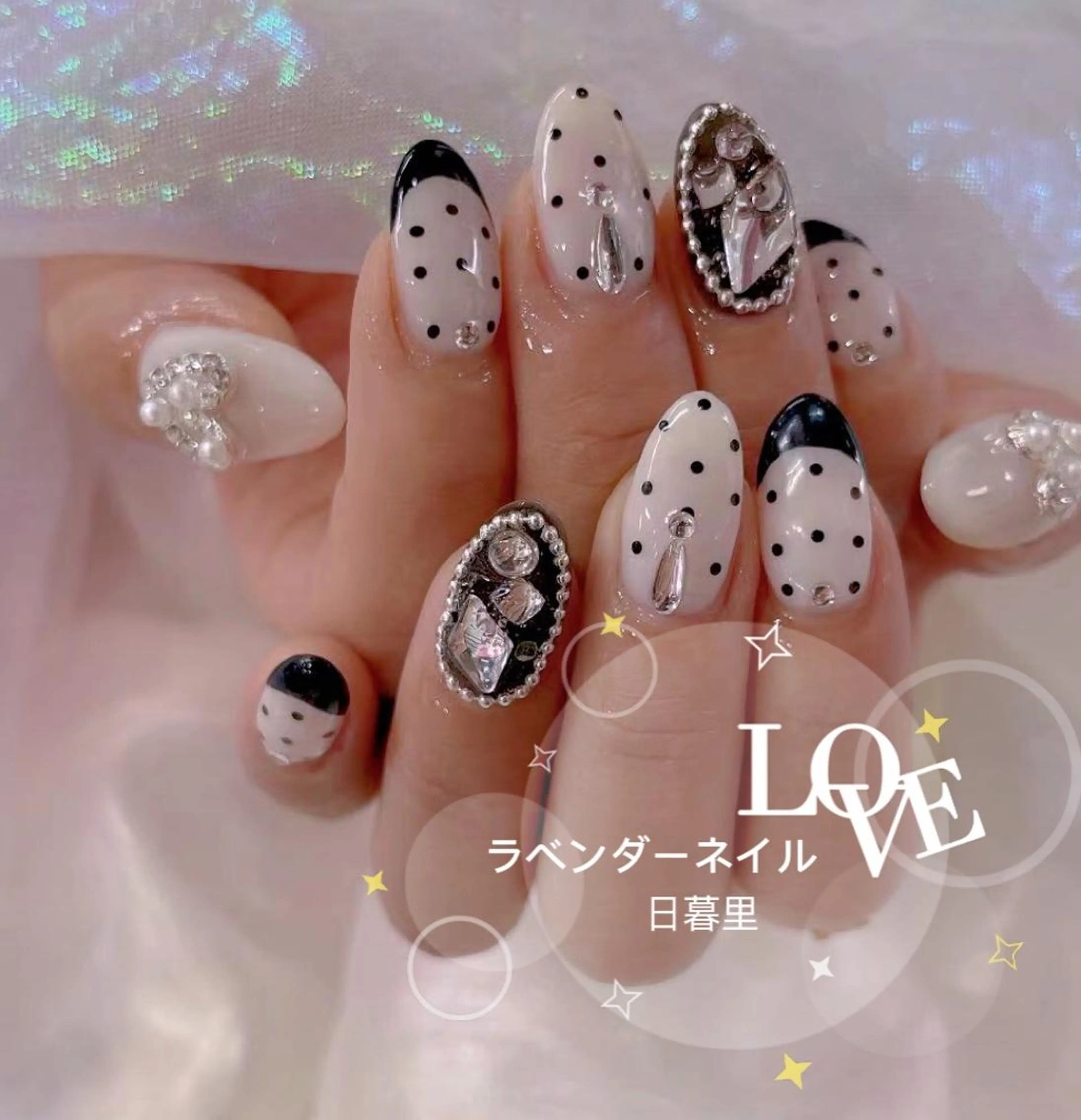 ネイル ラベンダー💖日暮里 ルル💖ネイルのネイルデザイン