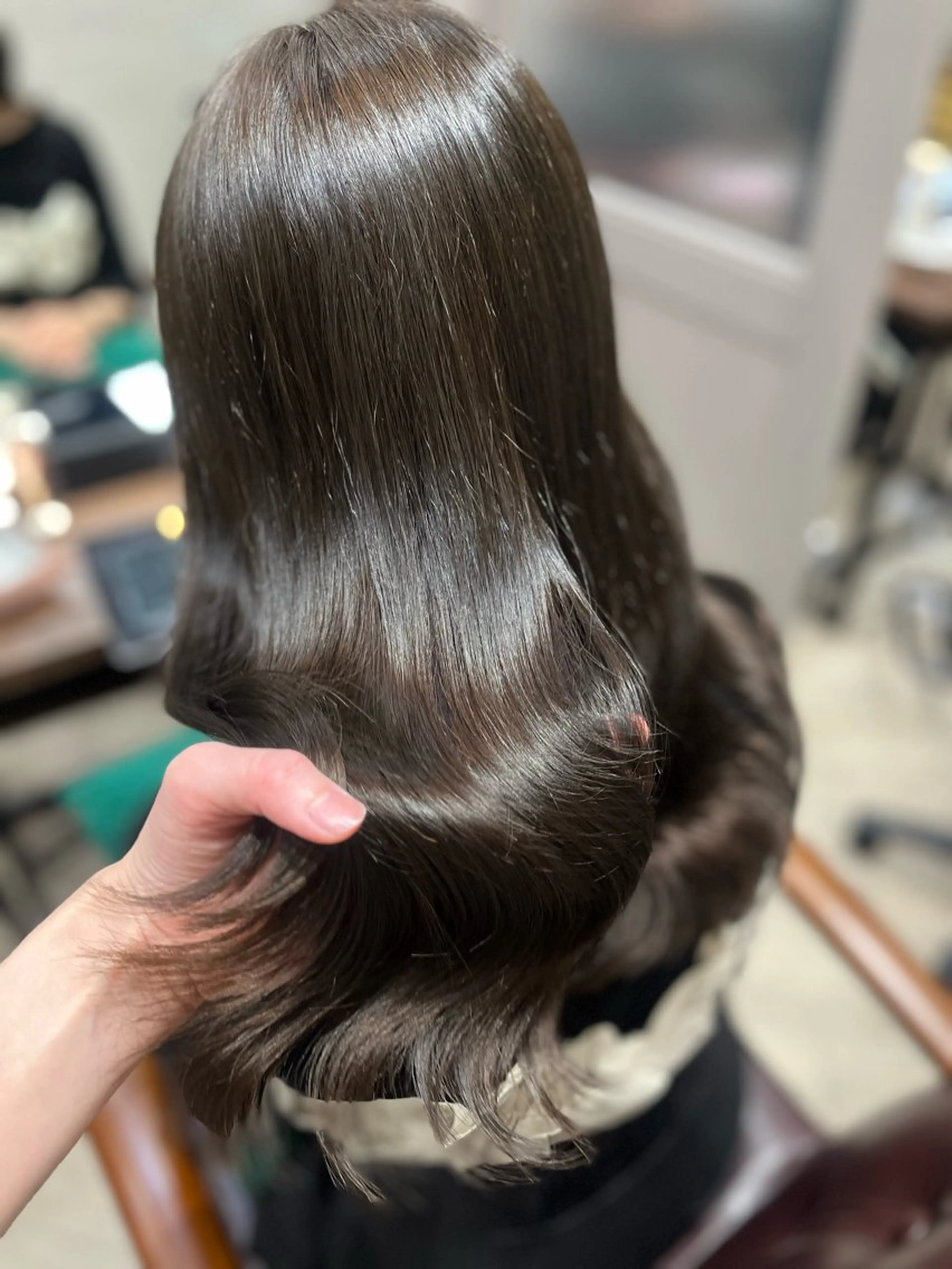 ロング カラー ブラウンカラー モカブラウン 🫧ぷる艶カラー🫧 Yuubi🦩のヘアスタイル