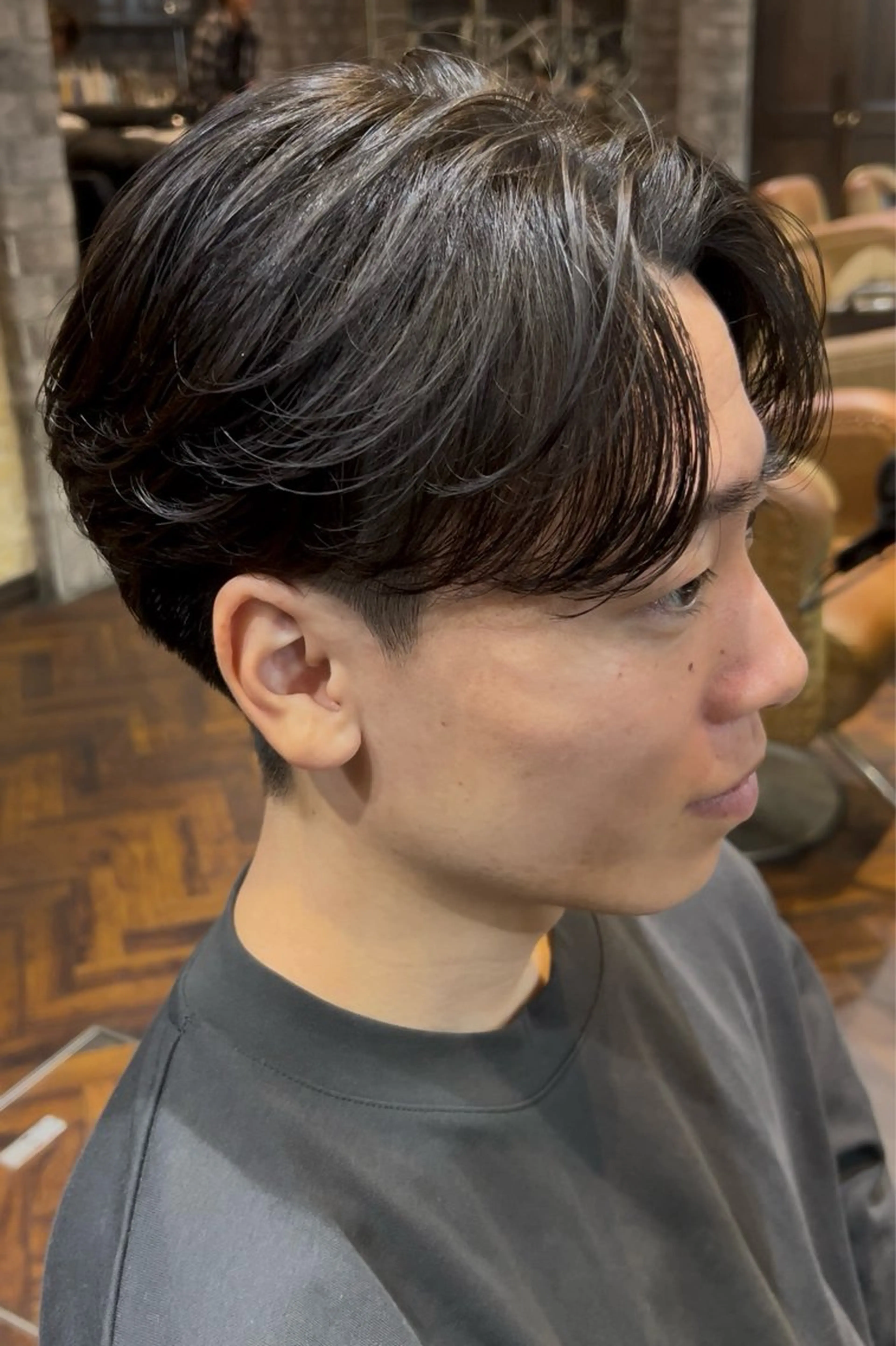 ショート カット パーマ モナン新宿所属・曲がる縮毛 フェザー ニュアンス  佐々木のヘアスタイル