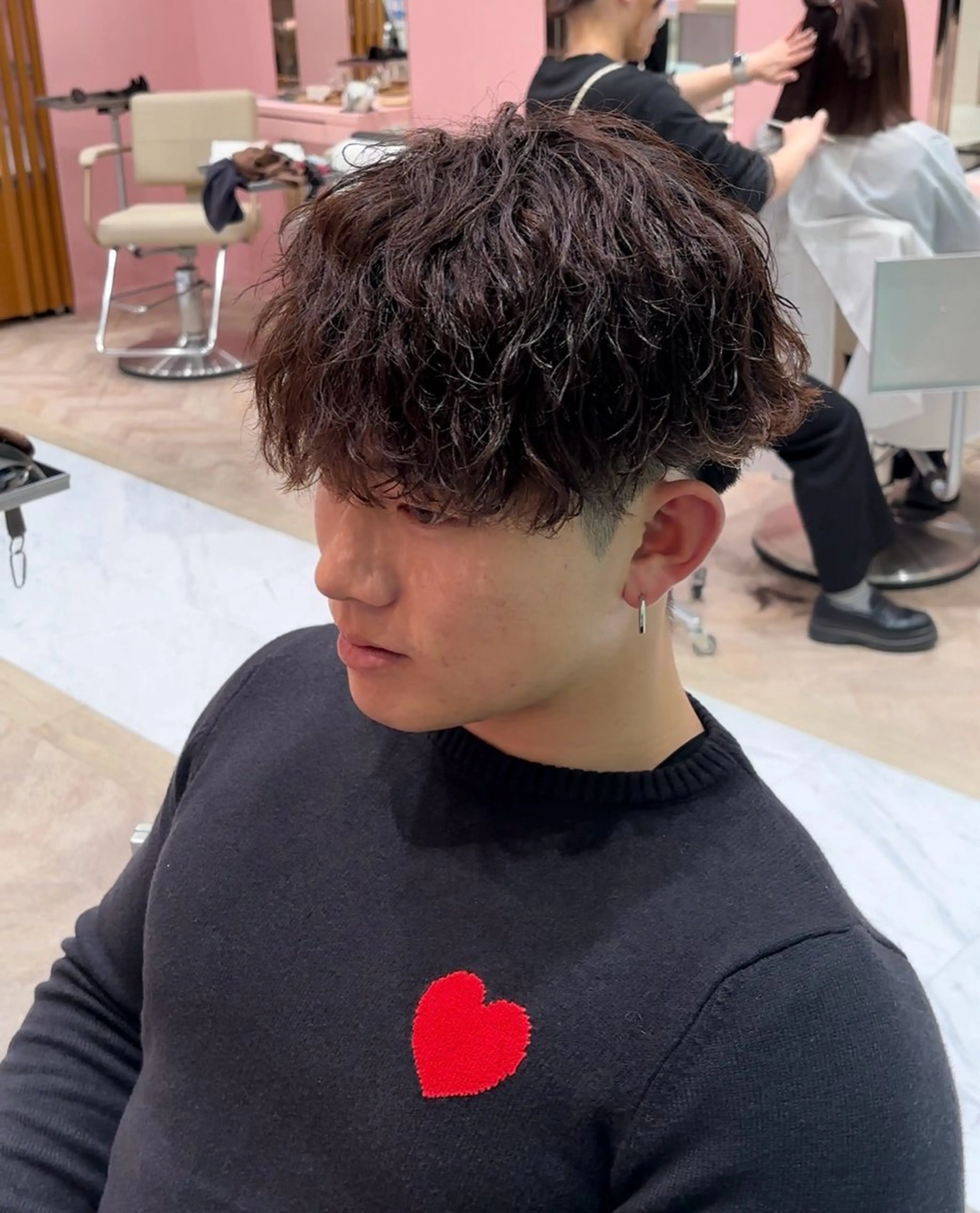 パーマ メンズ メンズパーマ ツイストスパイラルパーマ スパイラルパーマ 中西 樹人のヘアスタイル