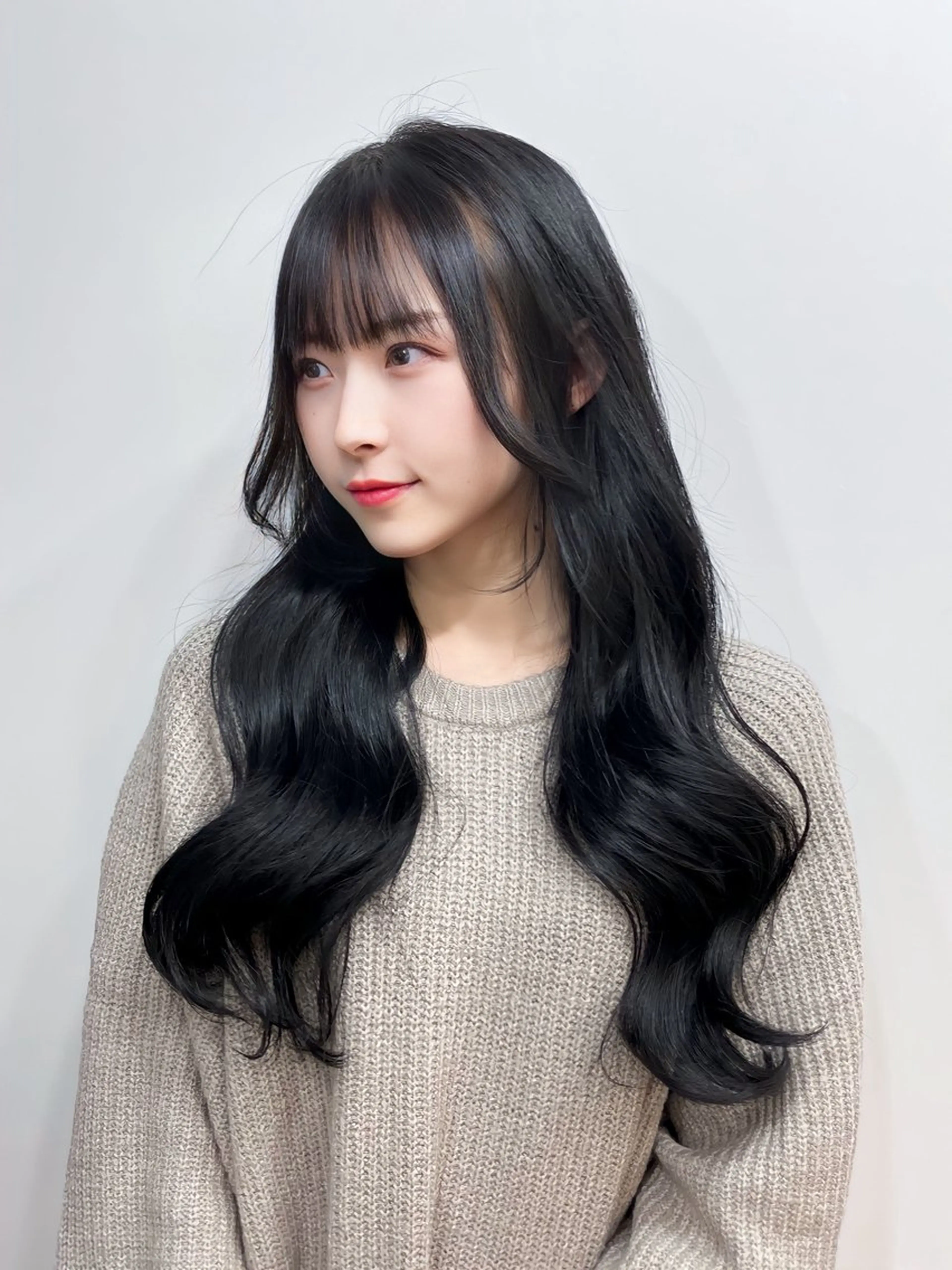 ロング カラー 韓国風ヘア 似合わせカット 小顔カット カット ヘアカラー トリートメント 渋谷レイヤーカット❌ 縮毛矯正専門/武田涼のヘアスタイル