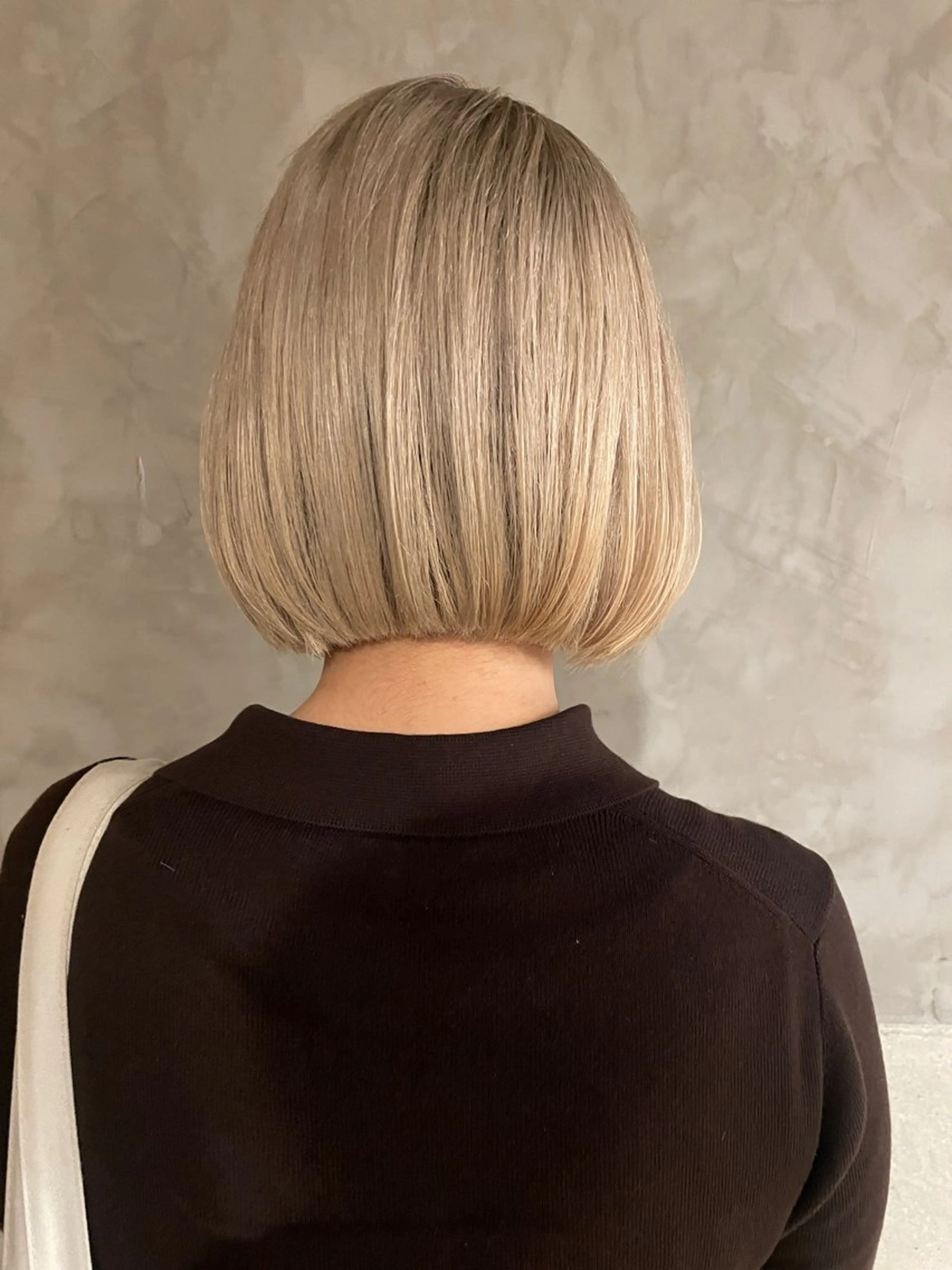 ミディアム カラー カット ヘアカラー トリートメント さの あやねのヘアスタイル