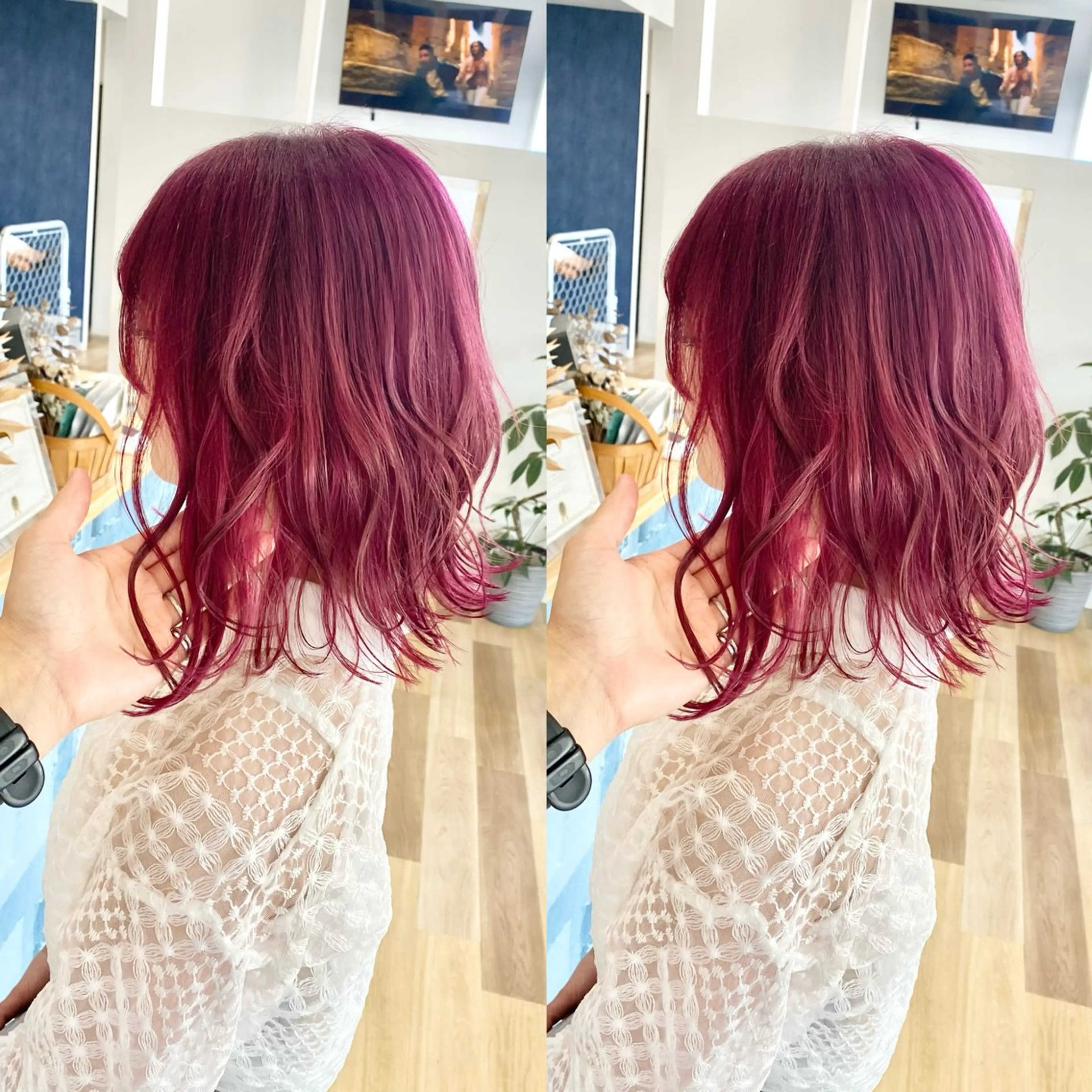 ミディアム ケアブリーチ 黒瀬有汰のヘアスタイル