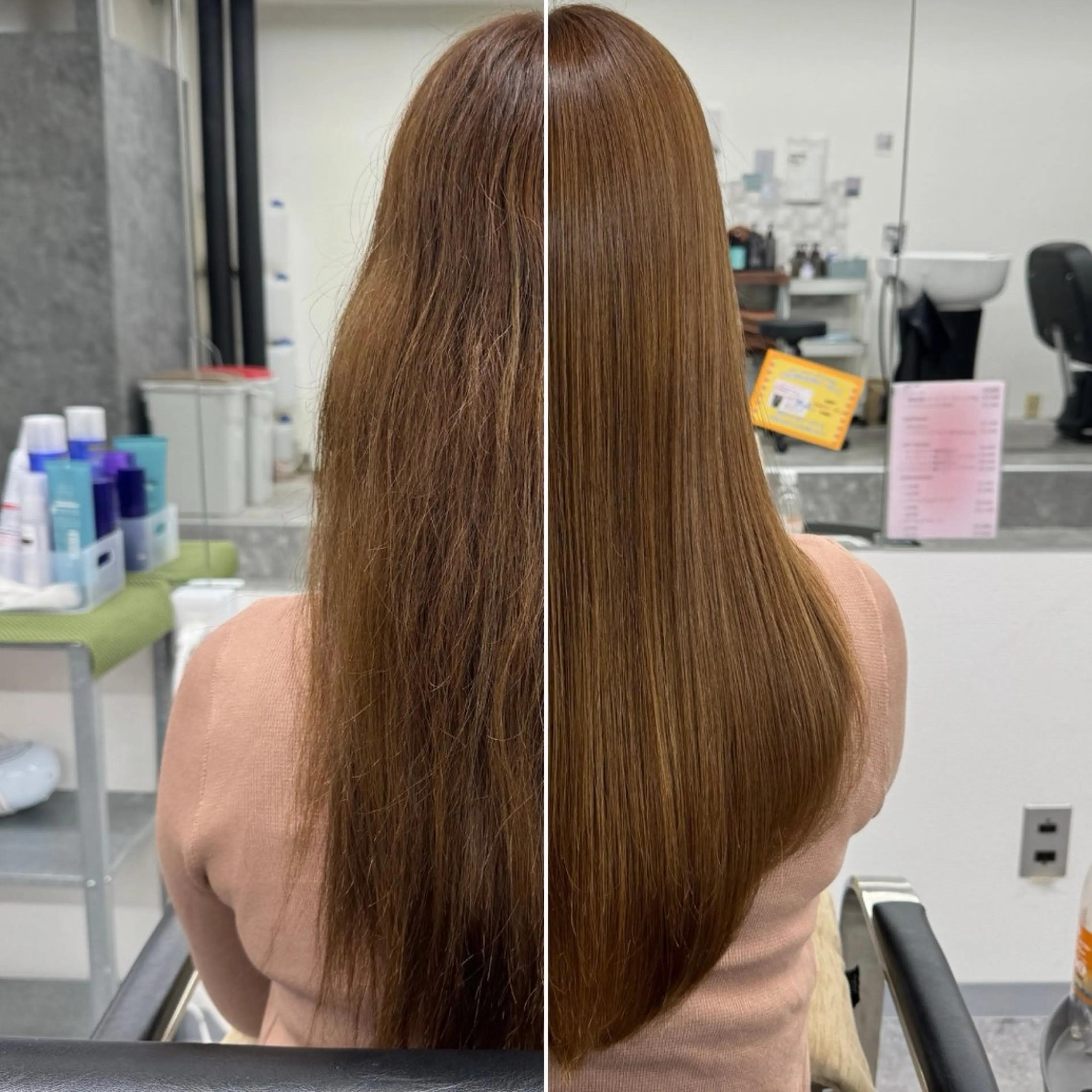 ロング 髪質改善 トリートメント 酸熱トリートメント 髪質改善メニュー 長井 美佐子のヘアスタイル