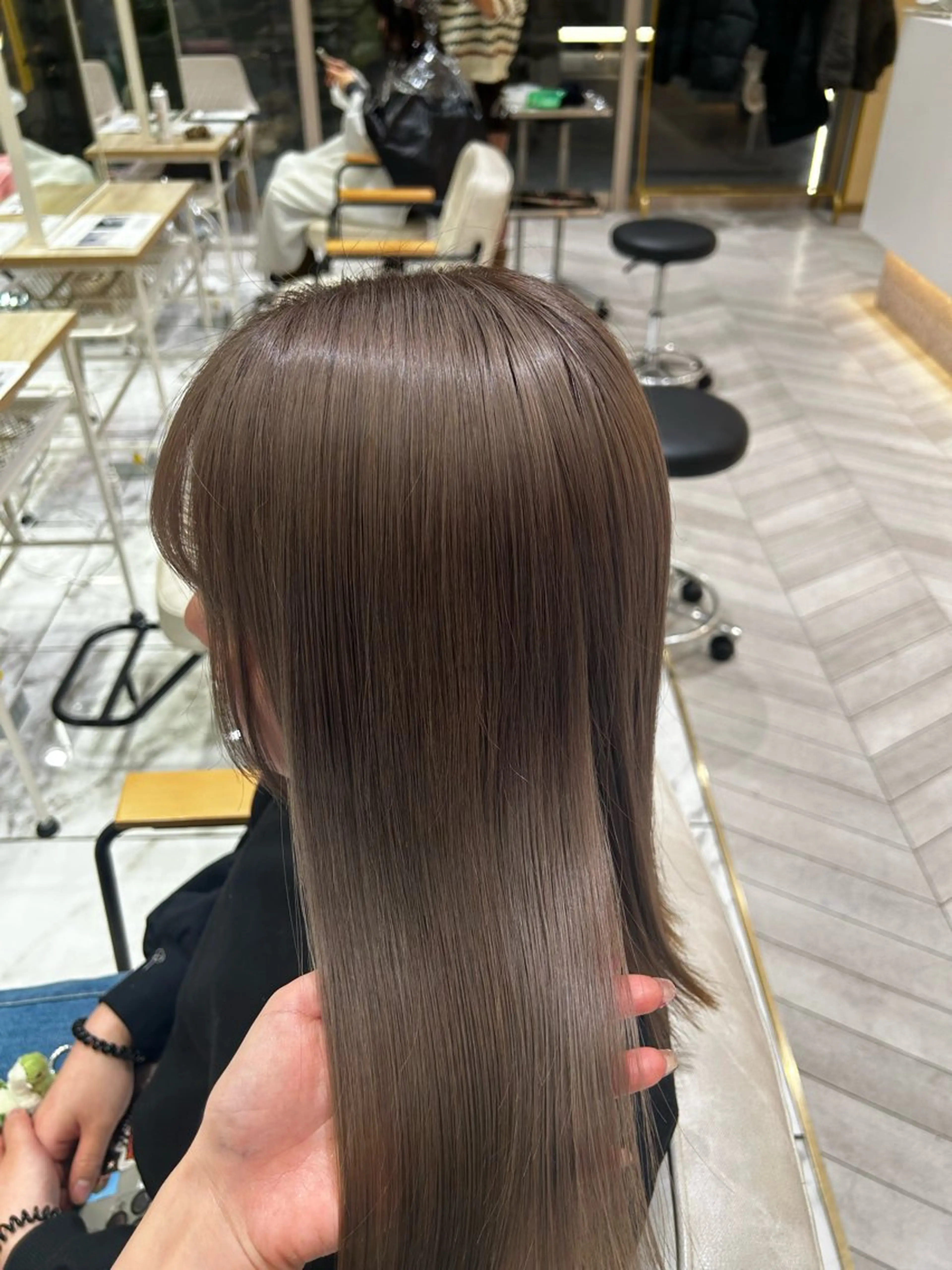 セミロング カラー ベージュカラー ショコラベージュ ꪆৎ垢抜け眉 ྀི ワカナ♩岐阜の眉毛・アイブロウイメージ