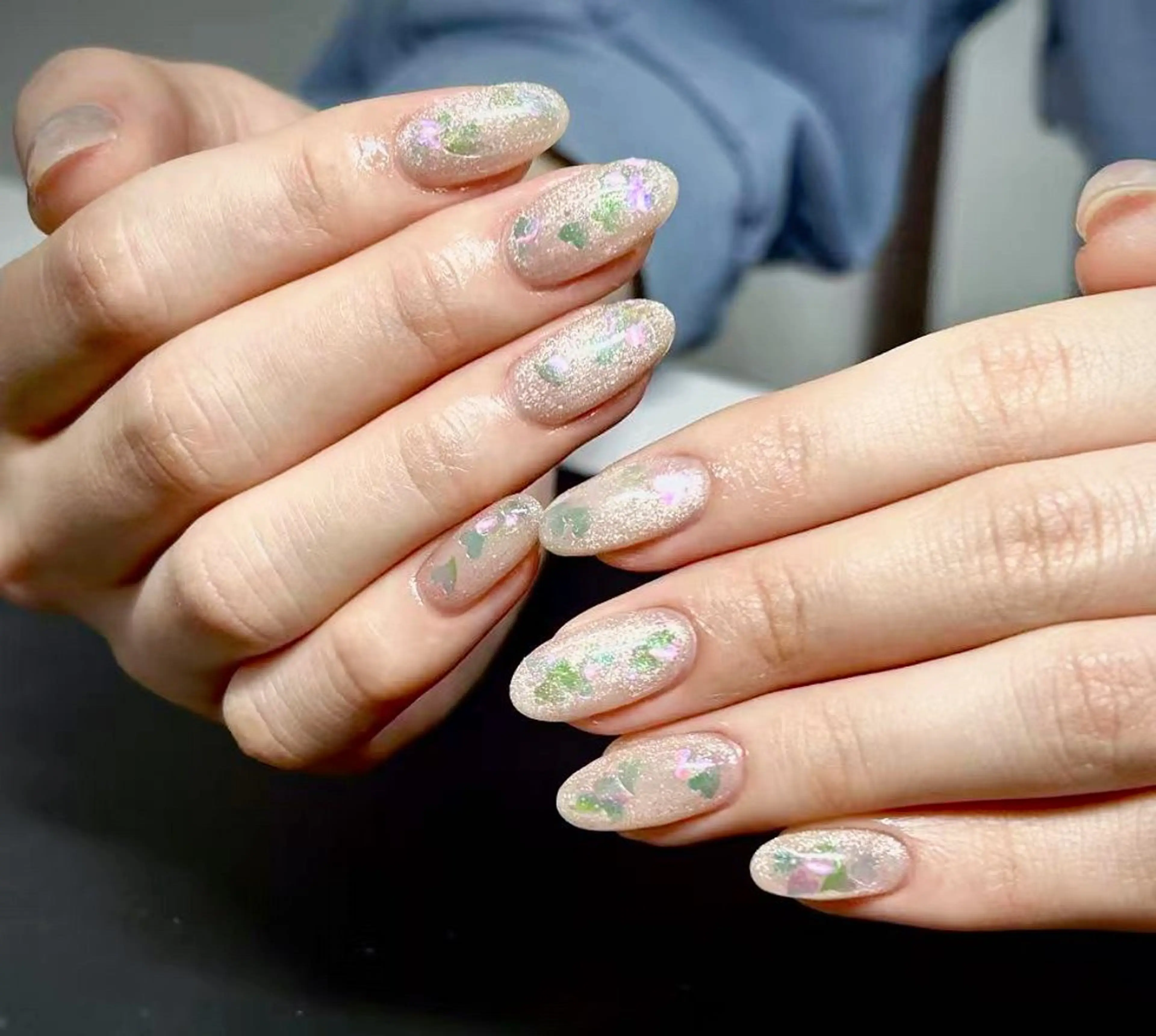 ネイル スカルプネイル シンプルネイル ハンドネイル ハンドケア Lu nailsalonのネイルデザイン