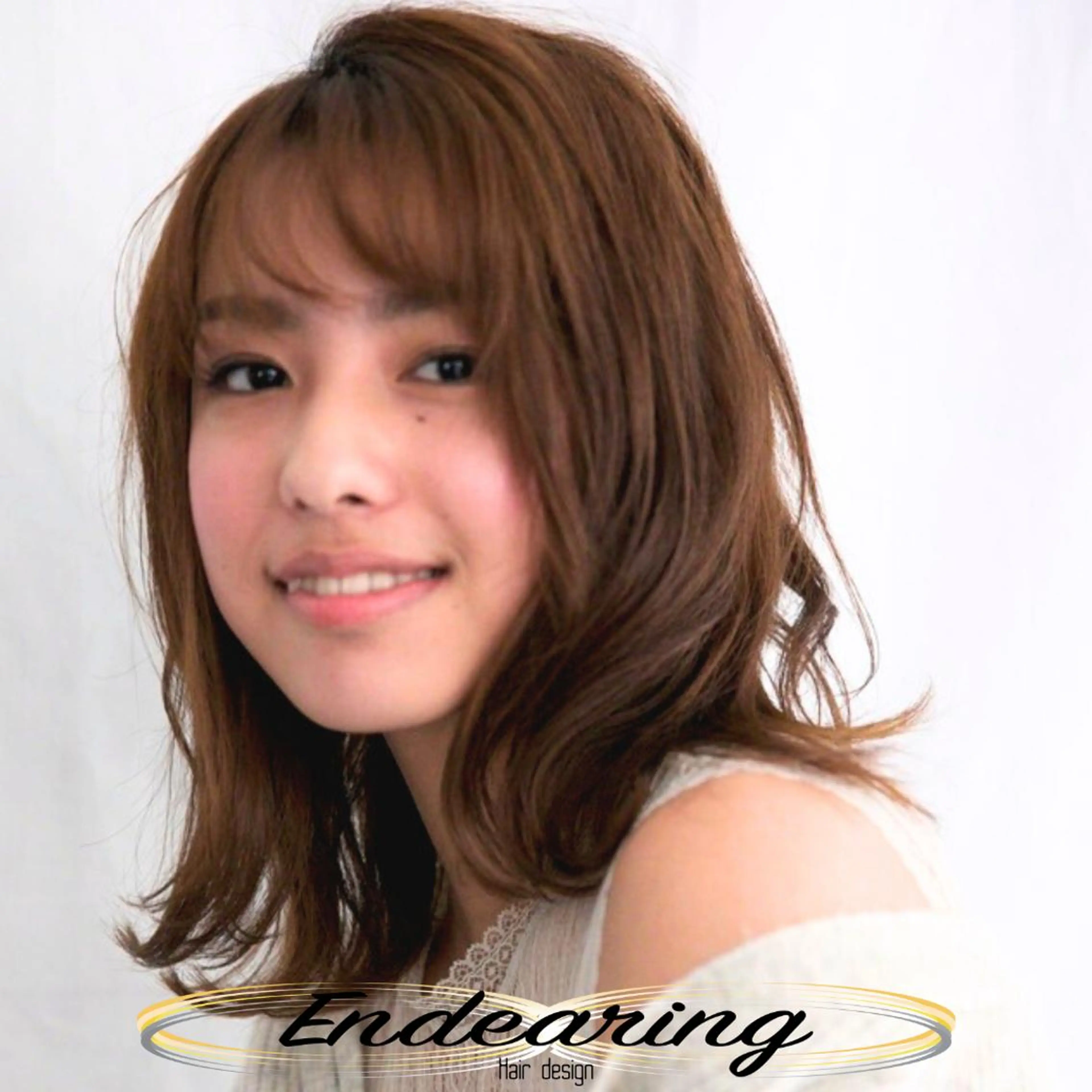 セミロング レイヤーカット 似合わせカット 小顔カット カット ヘアカラー Endearing 銀座/レイヤーカットのヘアスタイル