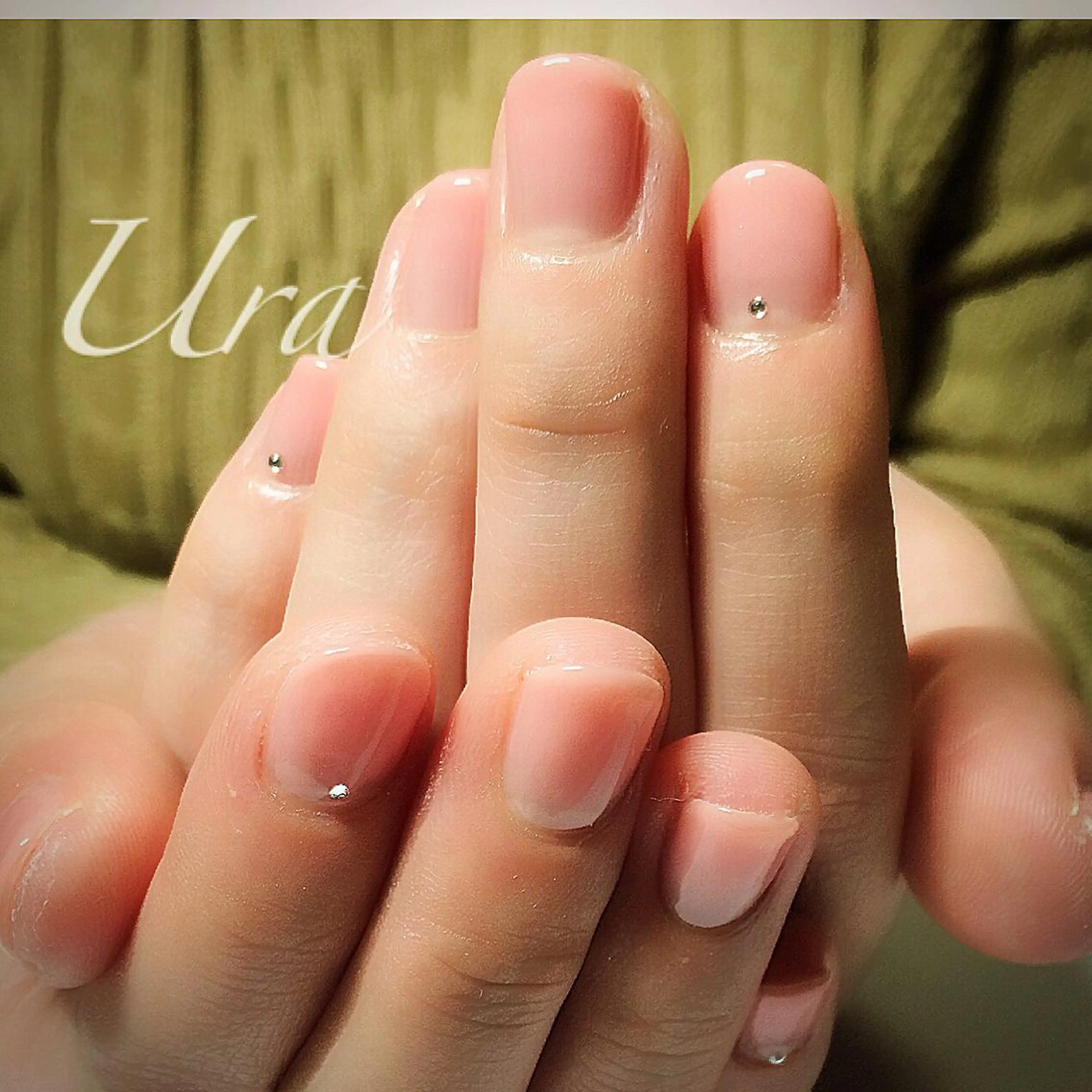 ネイル ピンク ピンクベージュ UrakoNail 《nail》のネイルデザイン