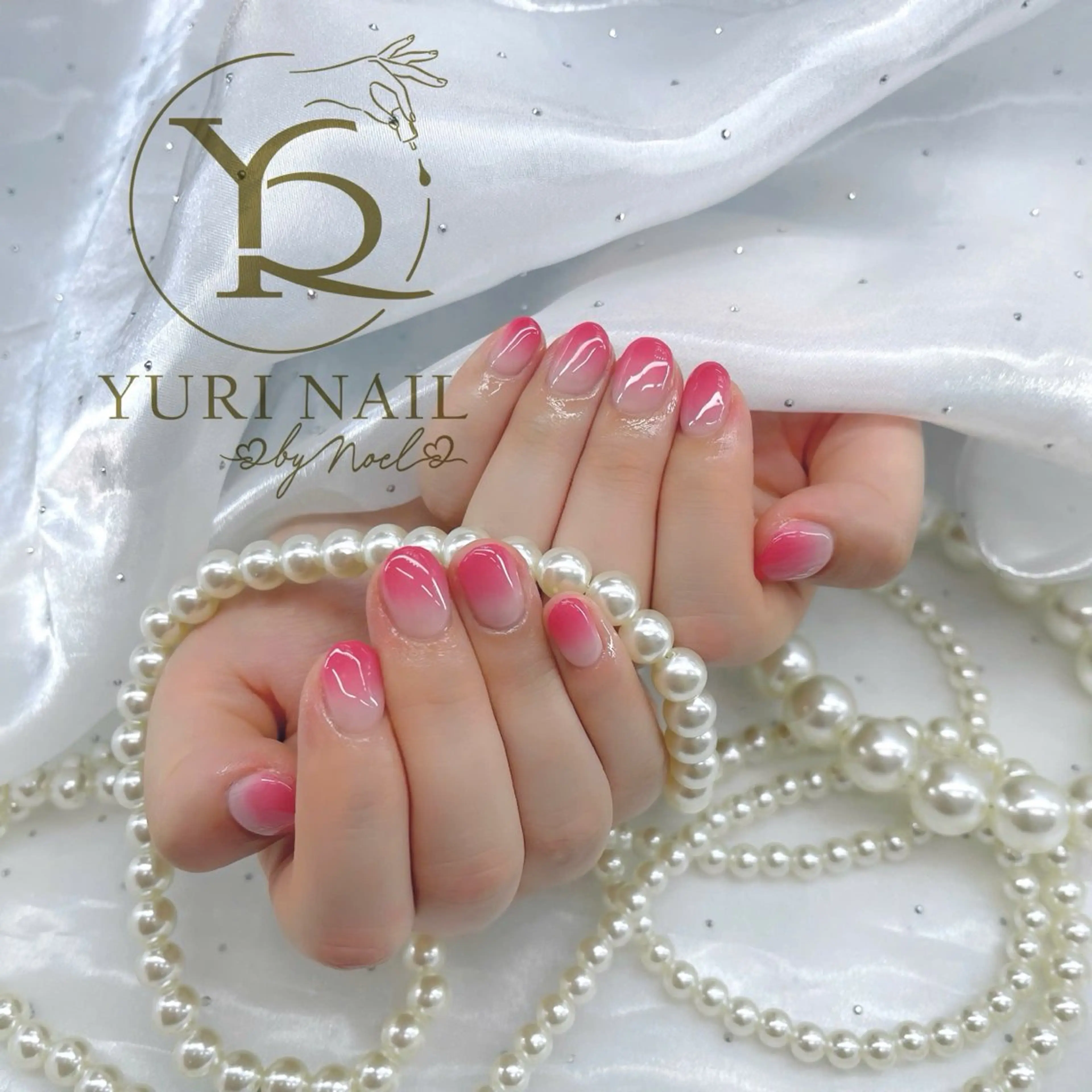 ネイル チークネイル フットネイル フレンチネイル グラデーション キラキラネイル ハンドネイル フットネイル ハンドケア YURI Nail Funabashiのネイルデザイン