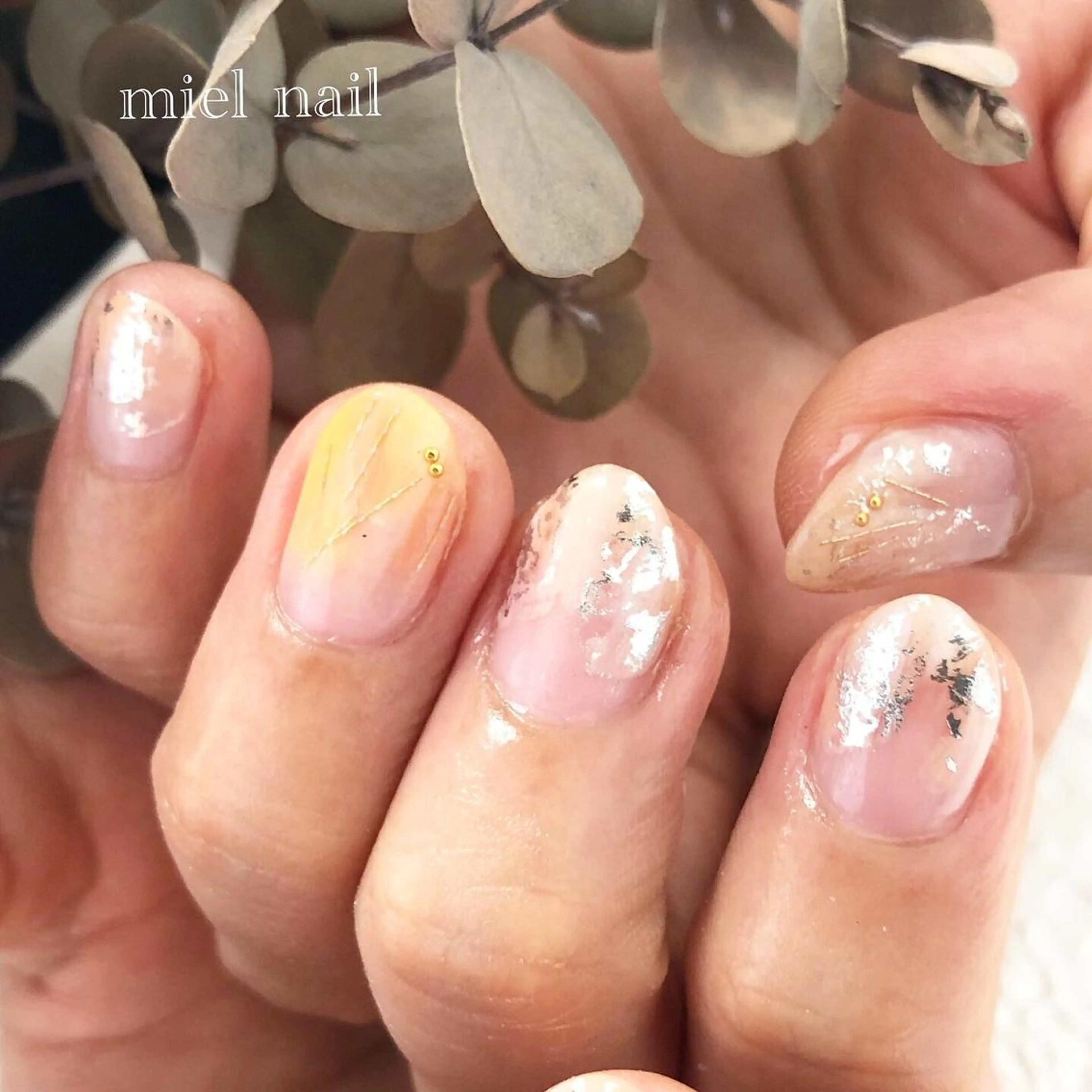 ネイル ハンドネイル miel nailのネイルデザイン