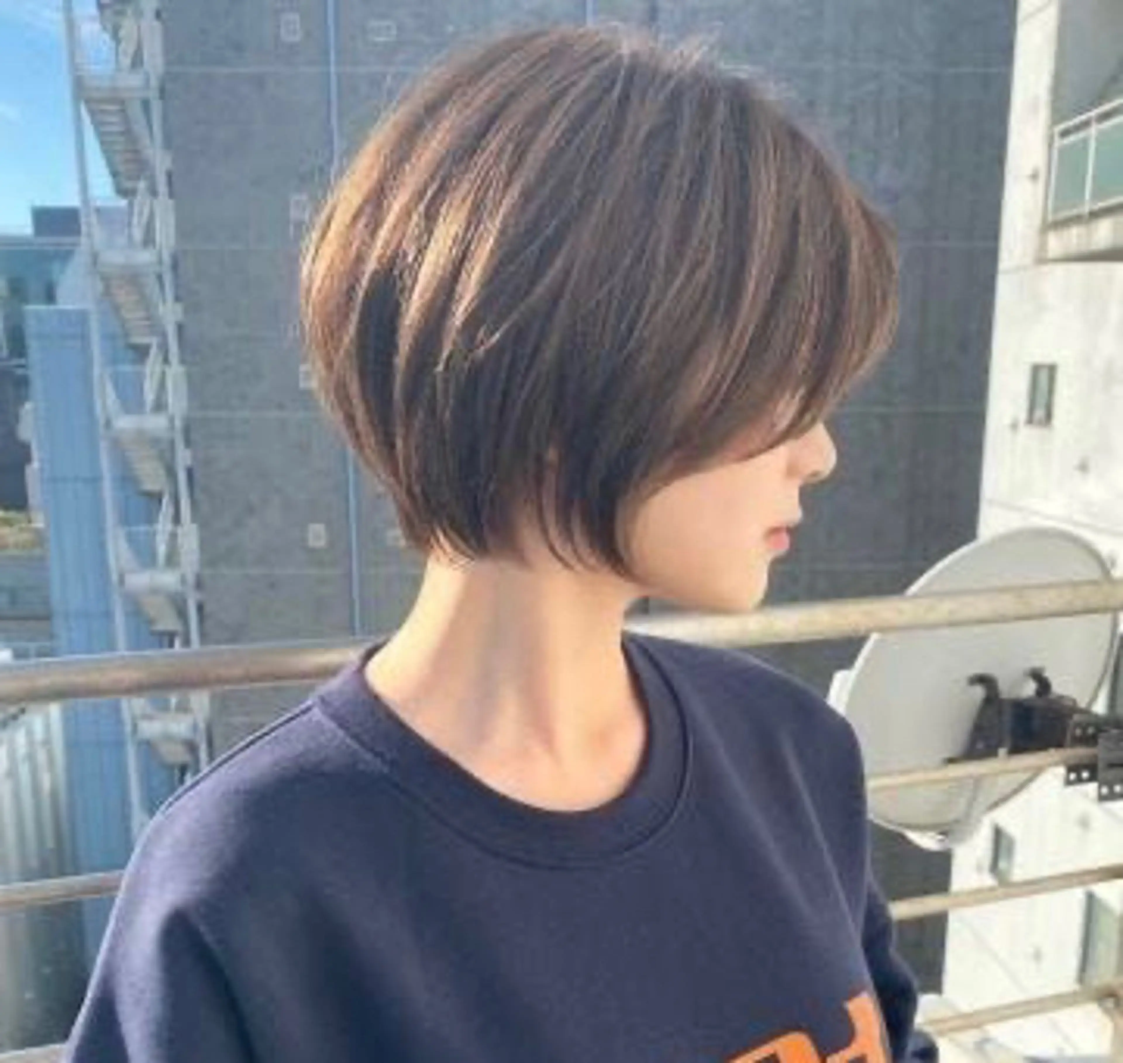 ショート 莉乃/縮毛矯正/髪質 改善/艶カラーのヘアスタイル