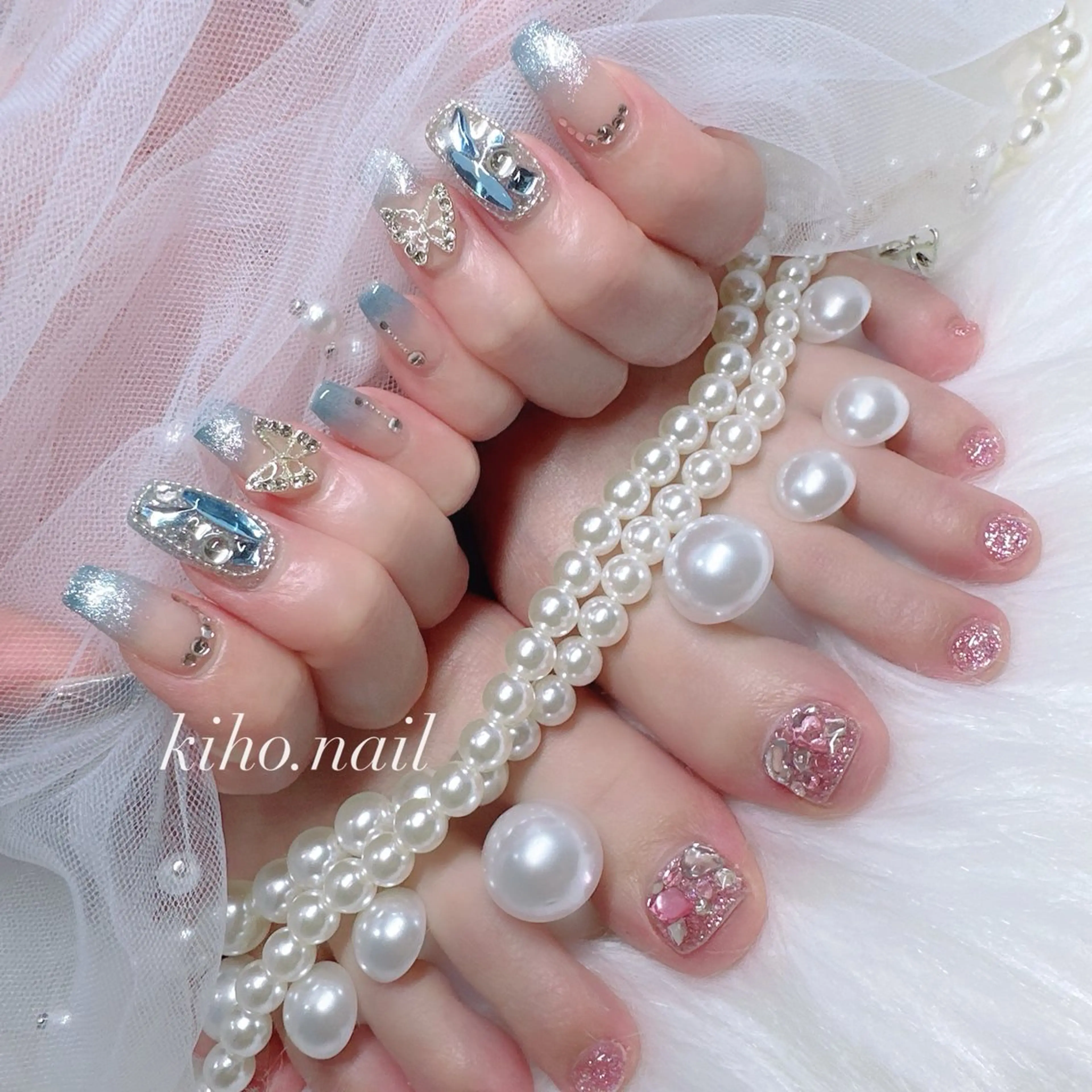 ネイル ハンドネイル KIHO 【週一深夜ネイル】のネイルデザイン