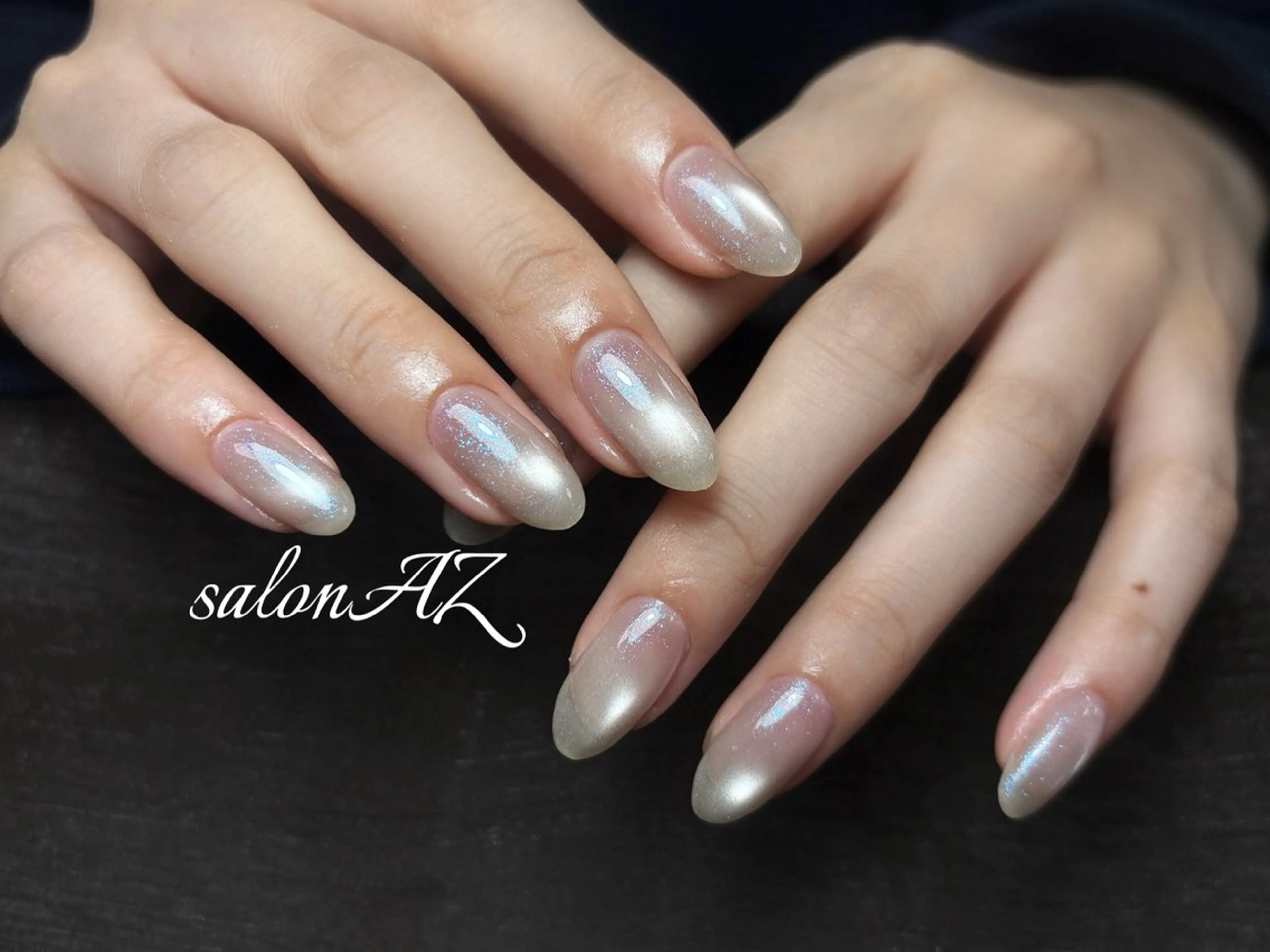 ネイル アートネイル 長さ出し フットネイル フレンチネイル ジェルネイル ハンドネイル salon AZのネイルデザイン