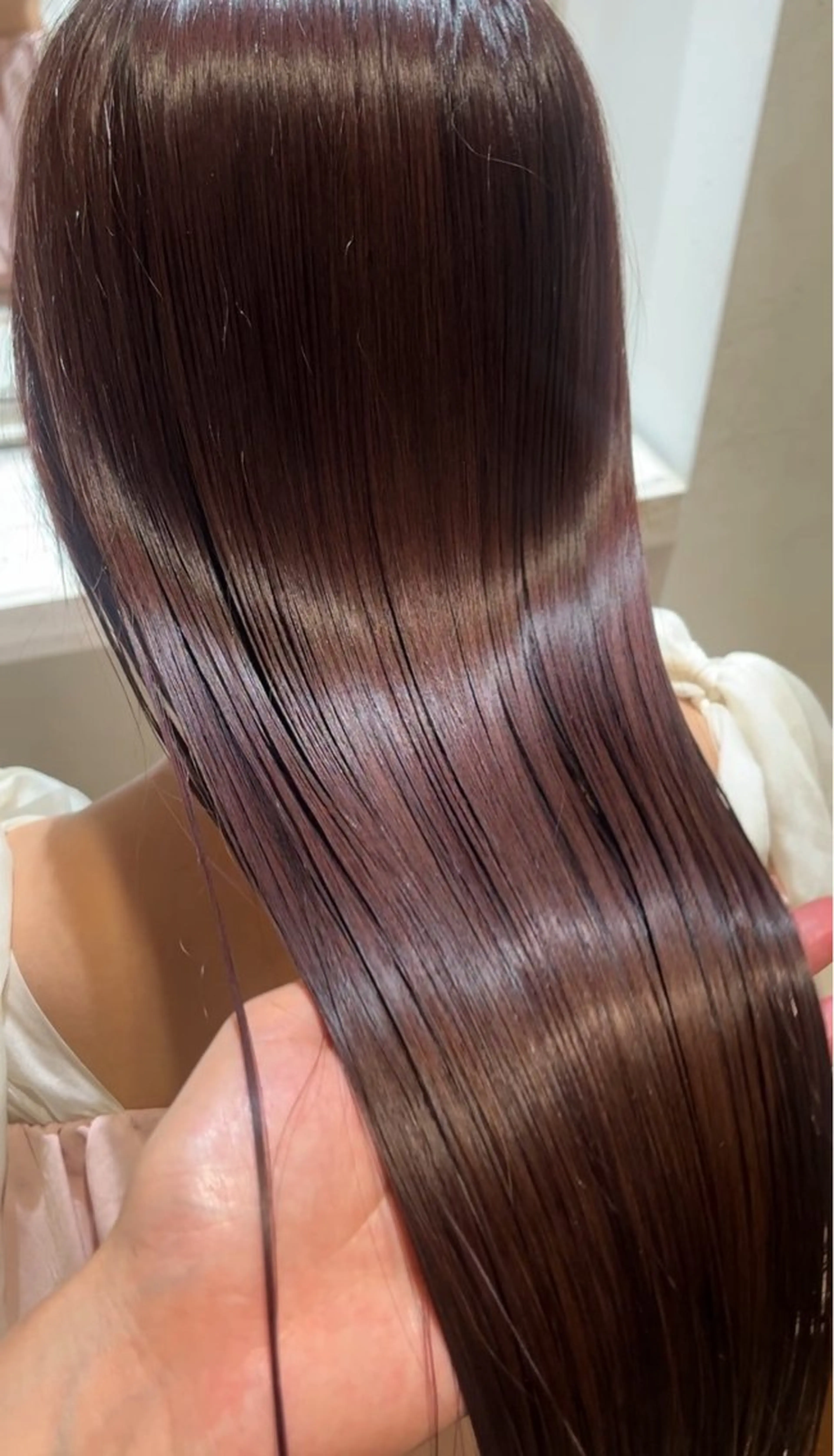 ✨髪質改善カラー➕1ヶ月もつ再生トリートメント✨の写真