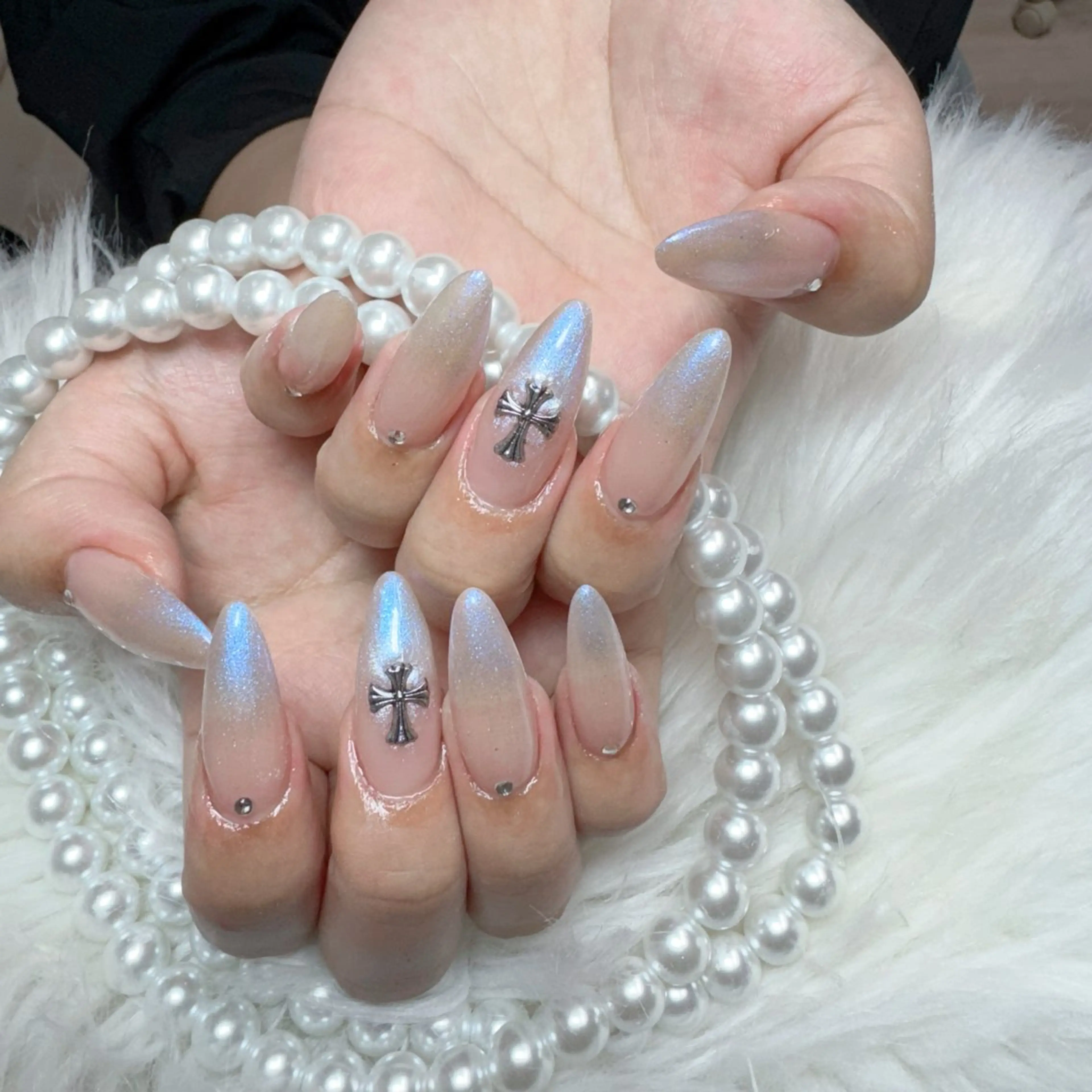 ネイル ハンドネイル 🎀nana🫧 ワンホンネイル🎀のネイルデザイン