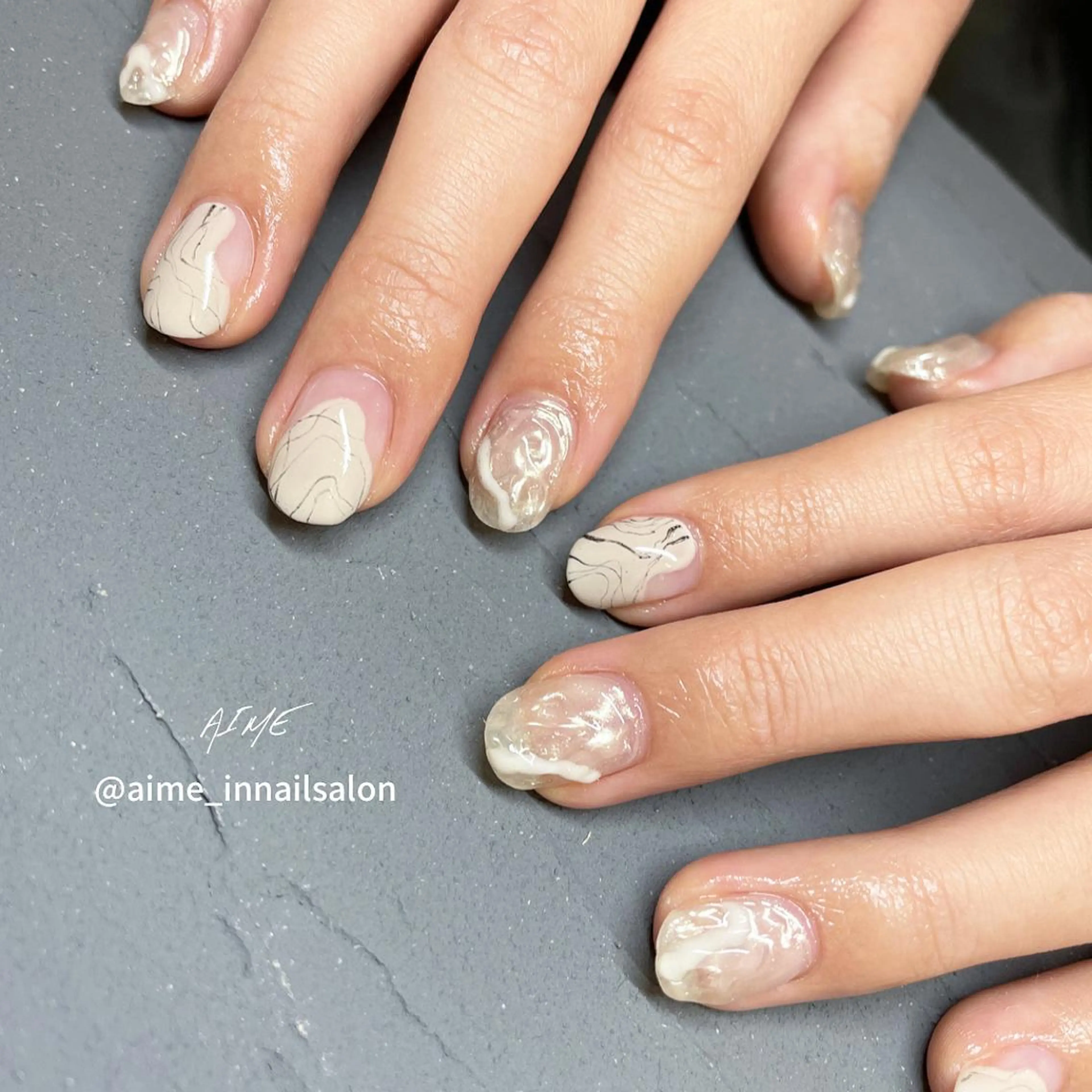 ネイル ハンドネイル AIME （momo）のネイルデザイン
