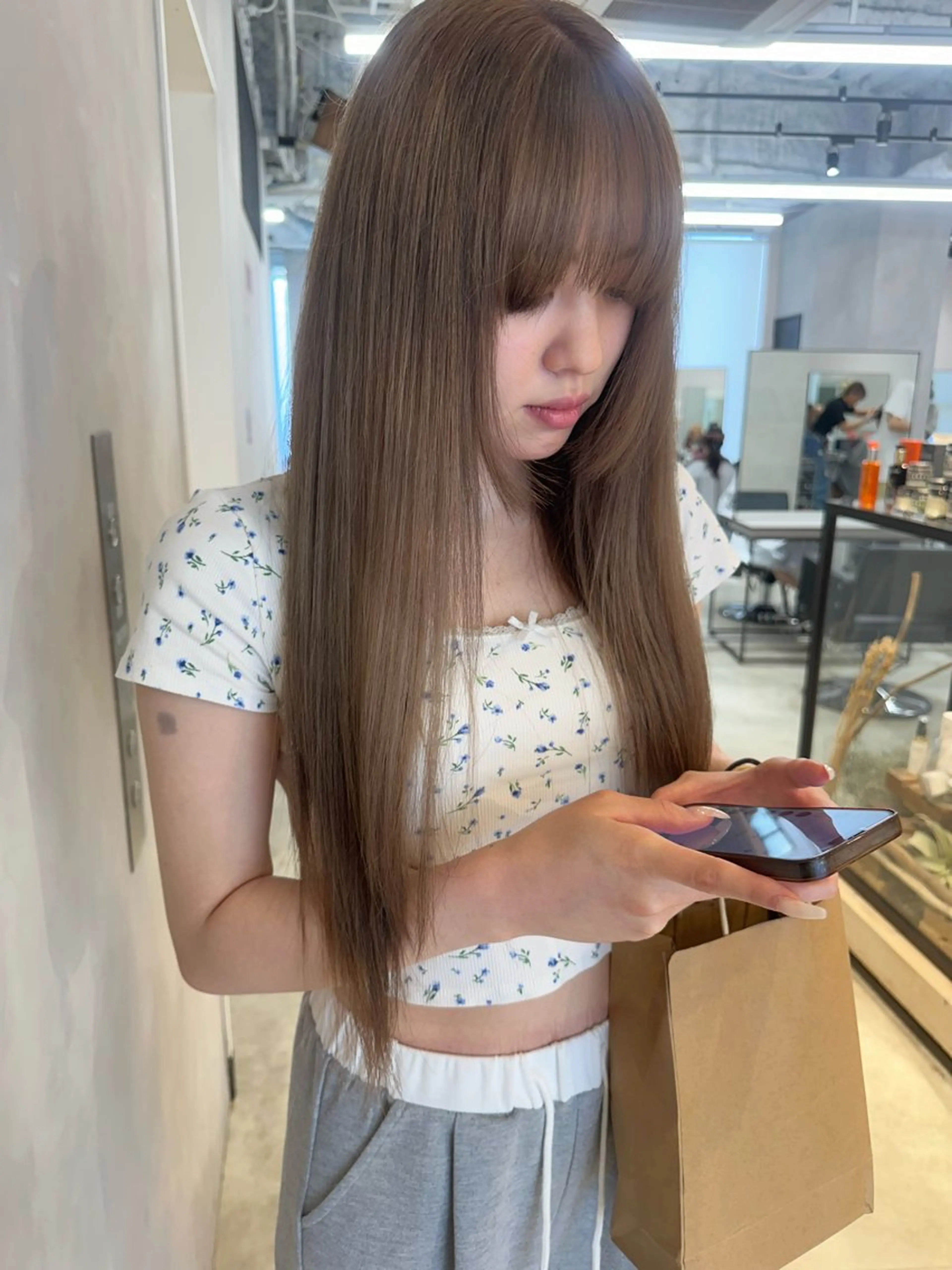 新規限定🤍カラー+うる艶トリートメント🤍透明感抜群イルミナカラーに変更◎艶カラー/くすみカラー/透明感カラーの写真