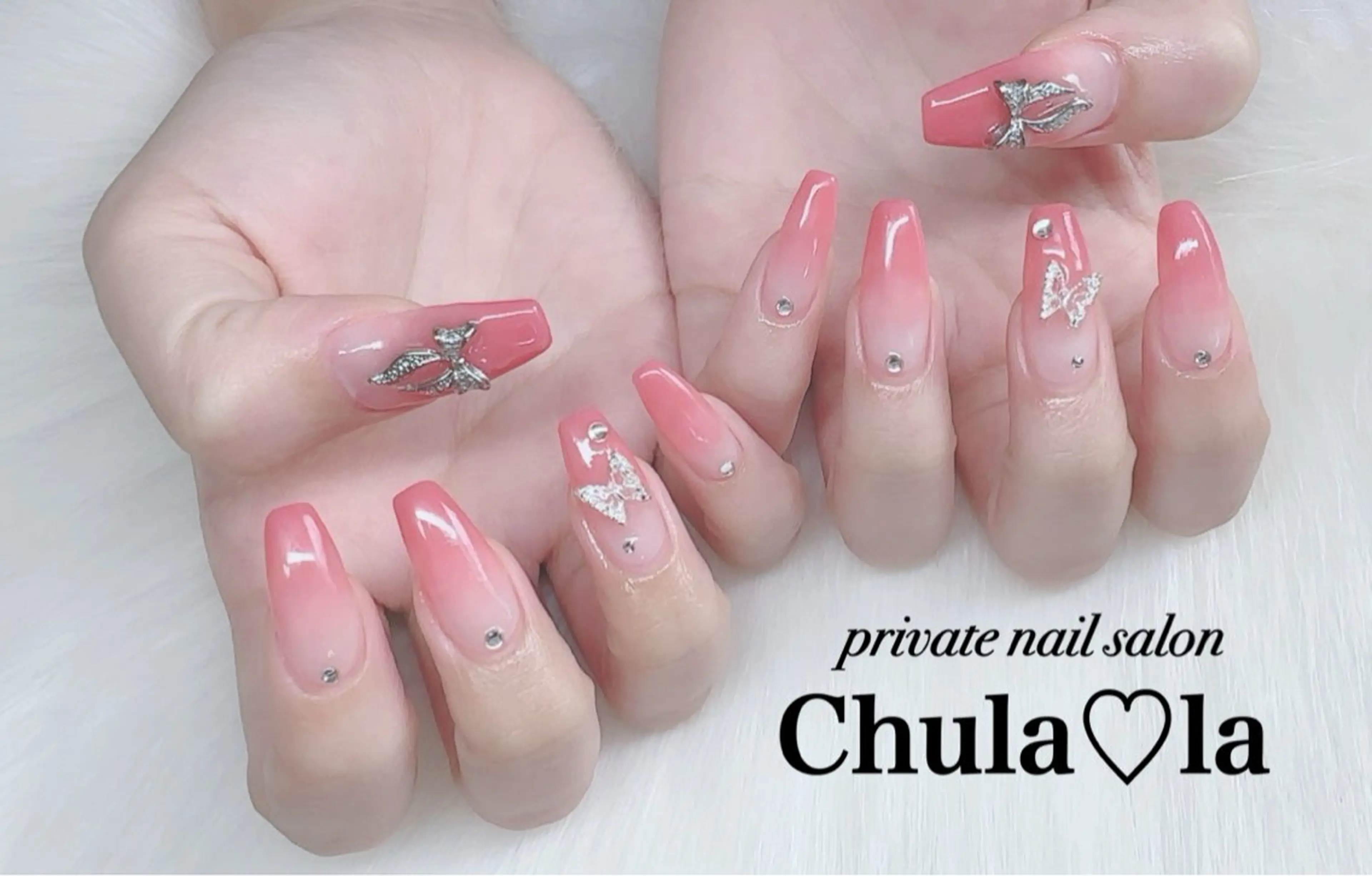 ネイル ストーンネイル ハンドネイル Chula♡la 豊見城市高安のネイルデザイン
