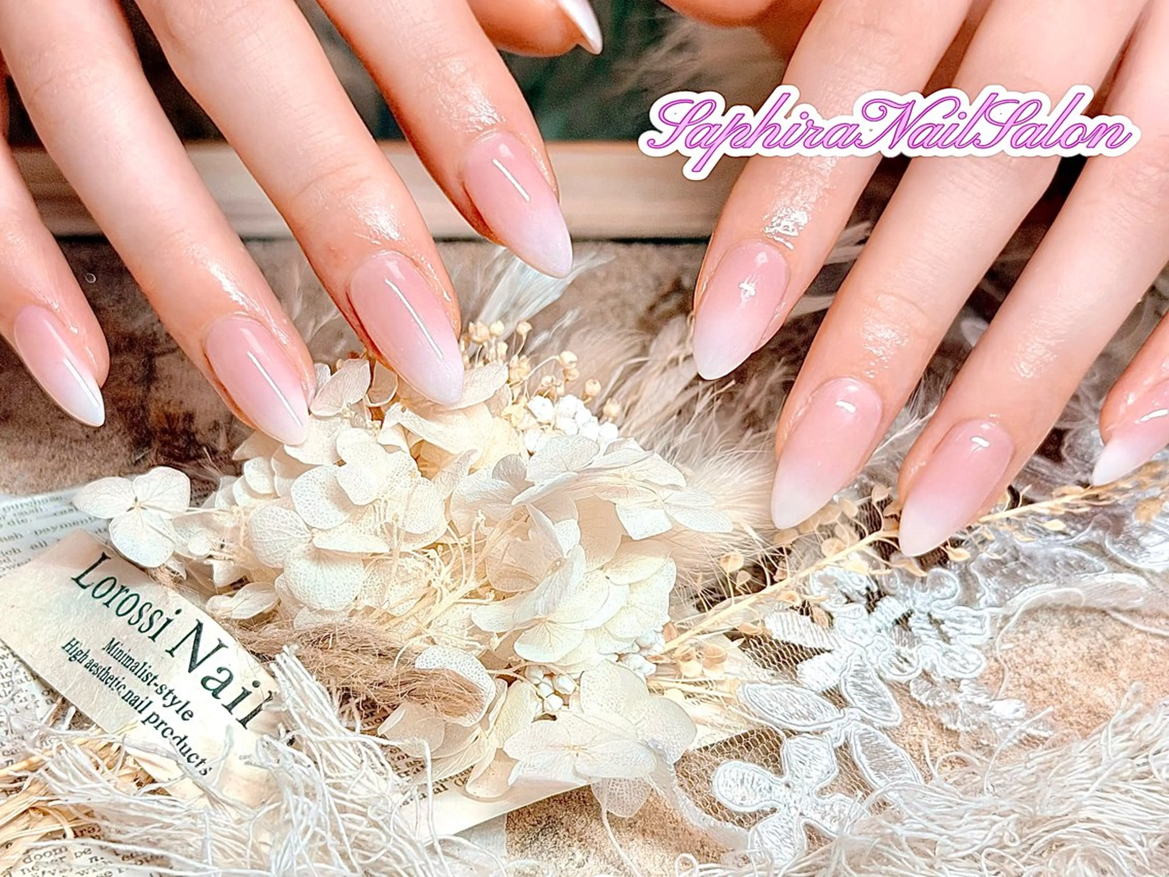 カラー ハンドネイル Saphiraネイル サロン錦糸町のネイルデザイン