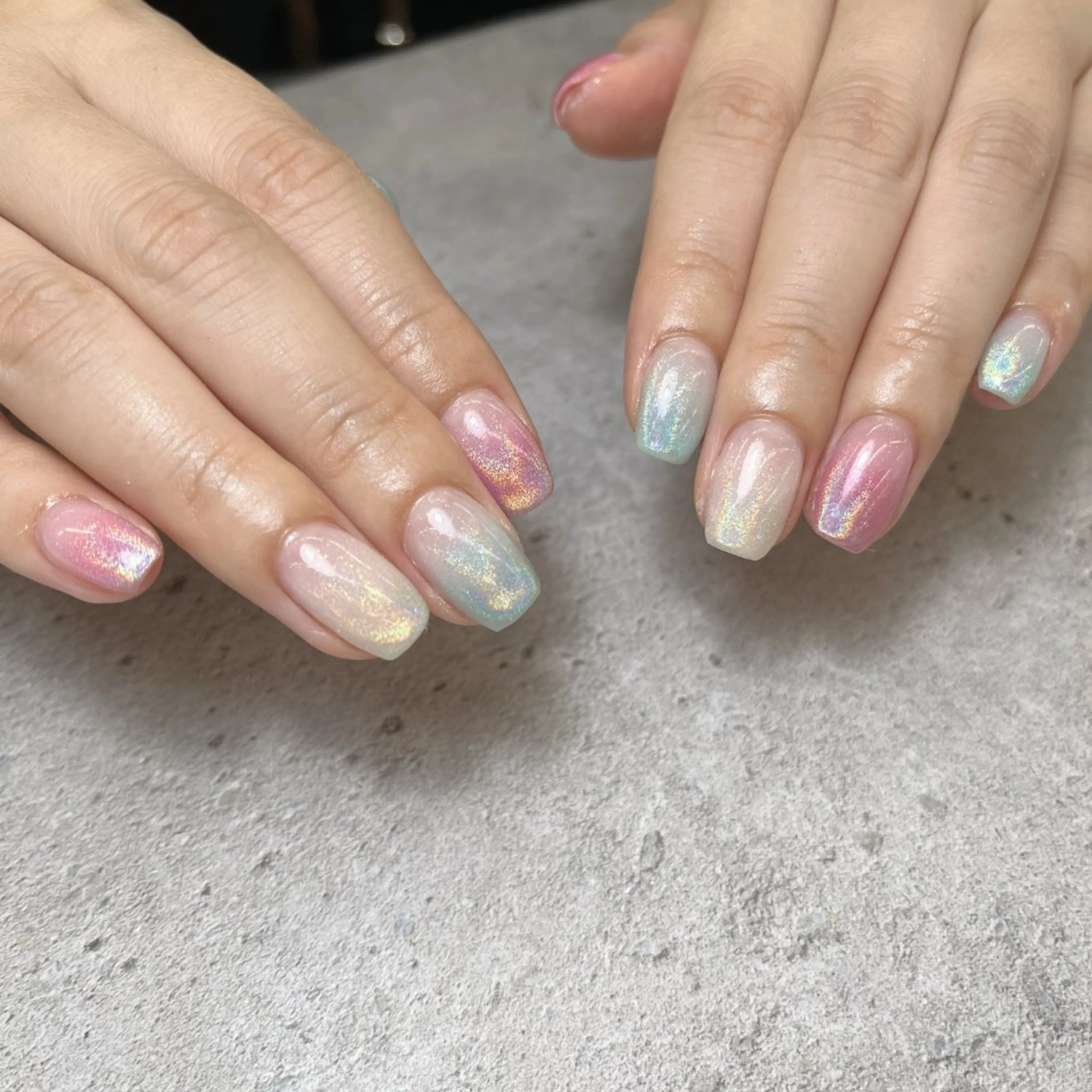 ネイル クリアネイル フレンチネイル 【MAXKELLY】 AOYAMAのネイルデザイン