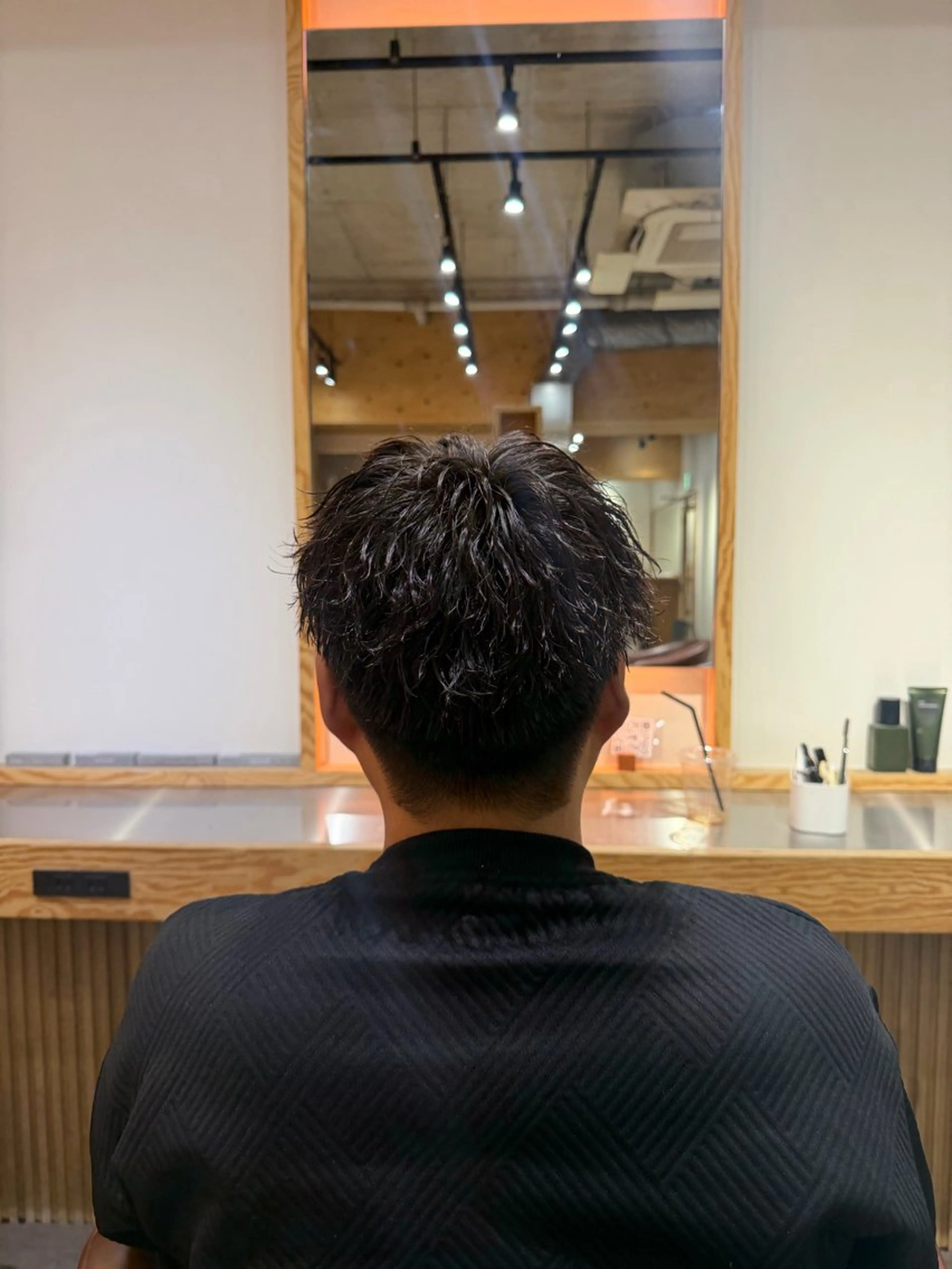 カラー パーマ メンズ カット パーマ パーマ特別価格🔥 宇宙のヘアスタイル