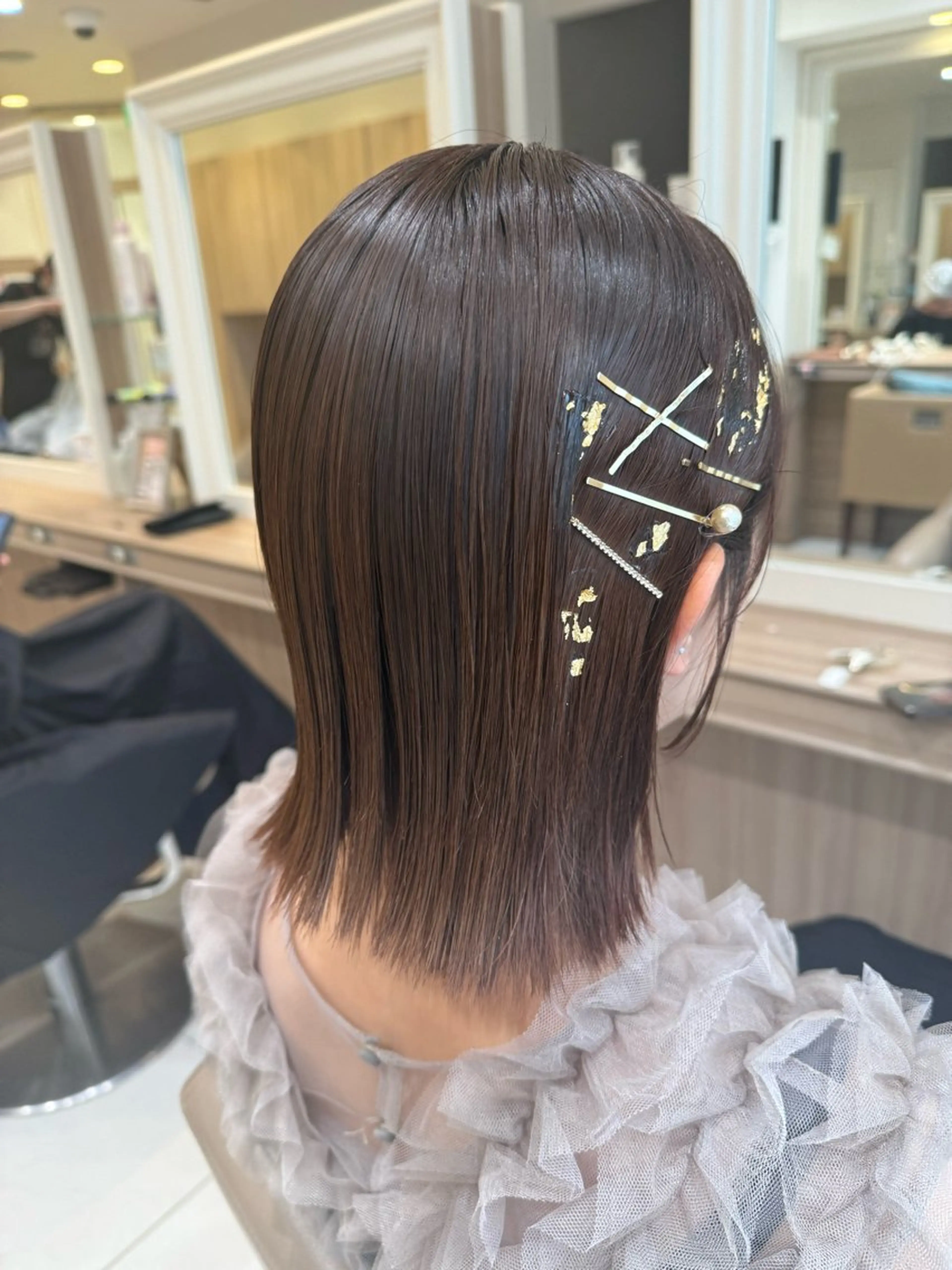 ミディアム ヘアアレンジ ヘアセット 韓国ヘアメイク🎀/ 縮毛矯正✨山本媛香のヘアスタイル