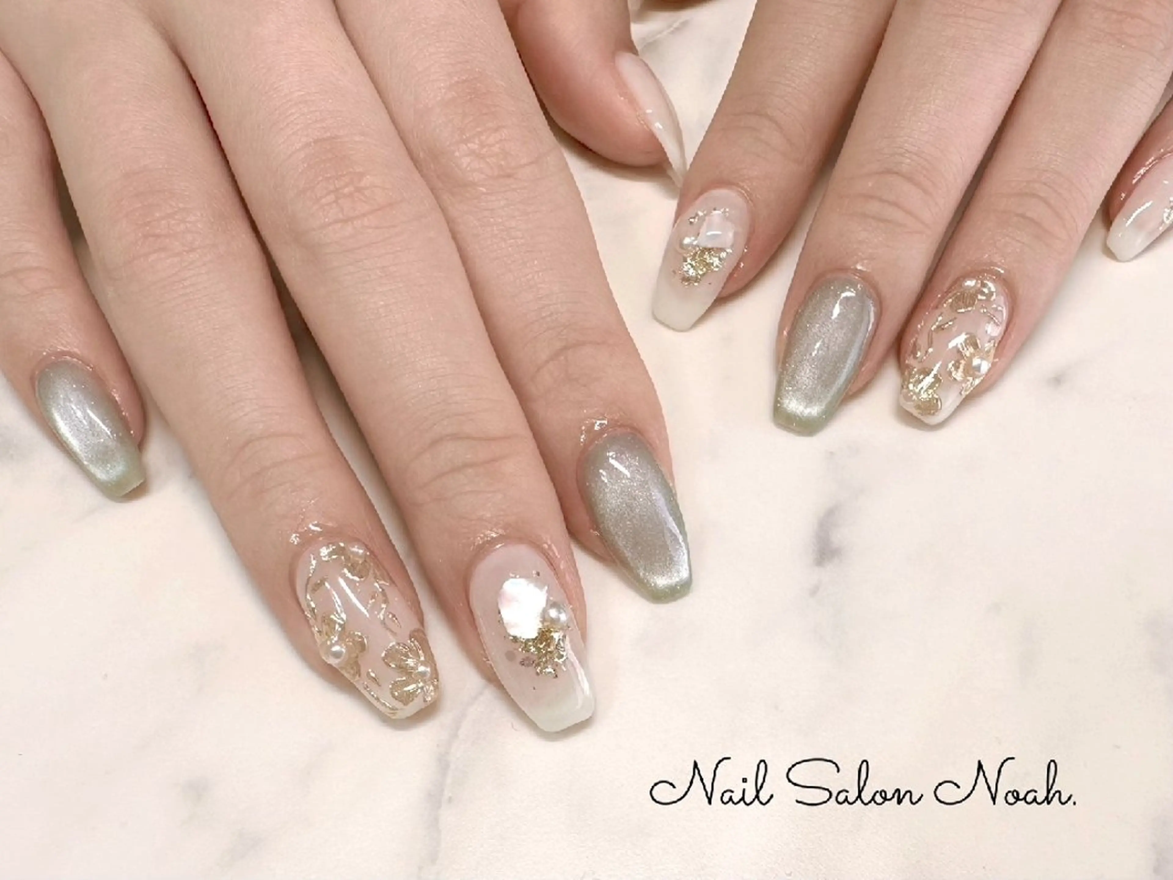 ネイル 持ち込み ハンドネイル Nail Salon Noah.のネイルデザイン