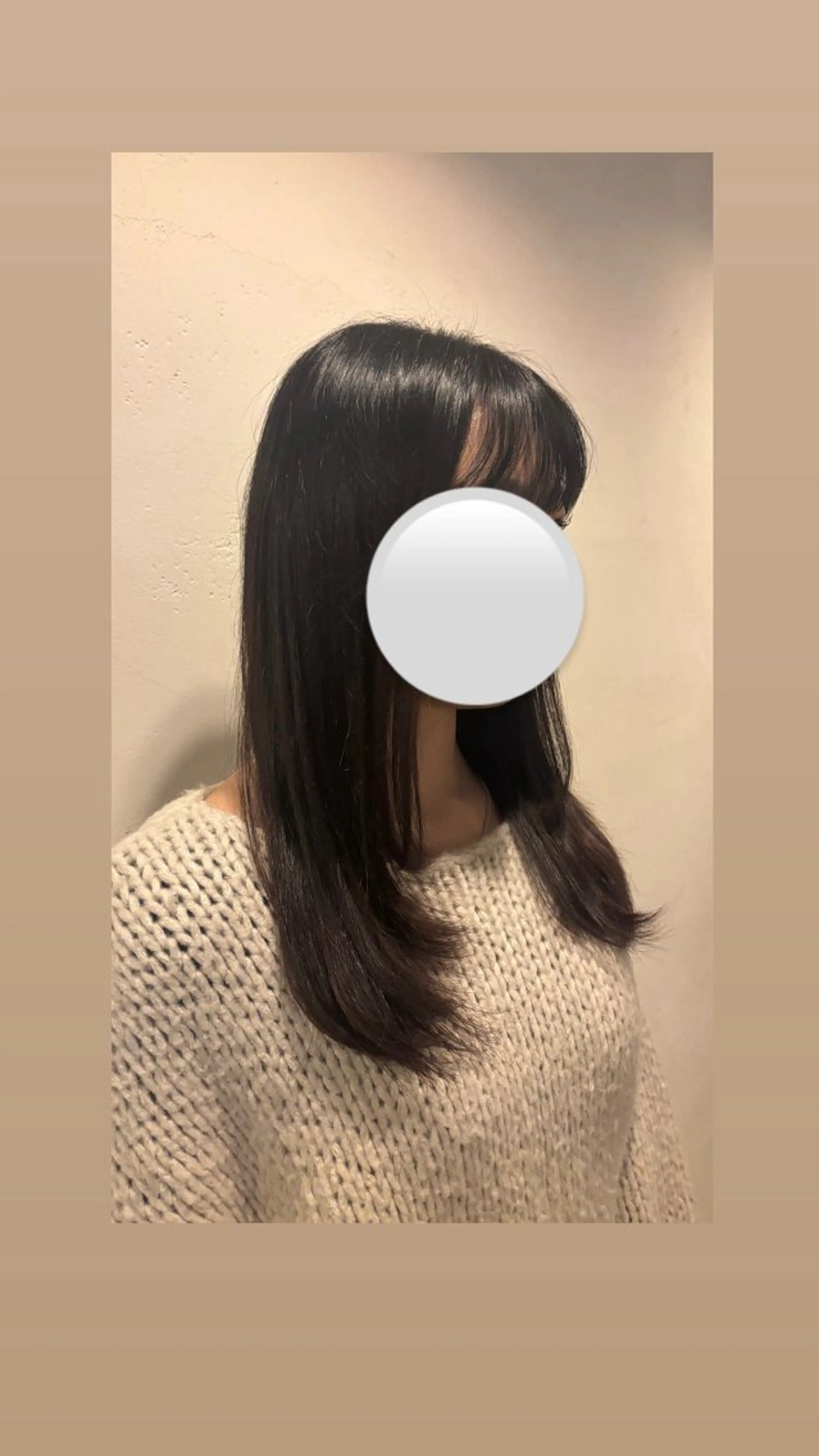 ロング レイヤーカット RUDDER 中山のヘアスタイル