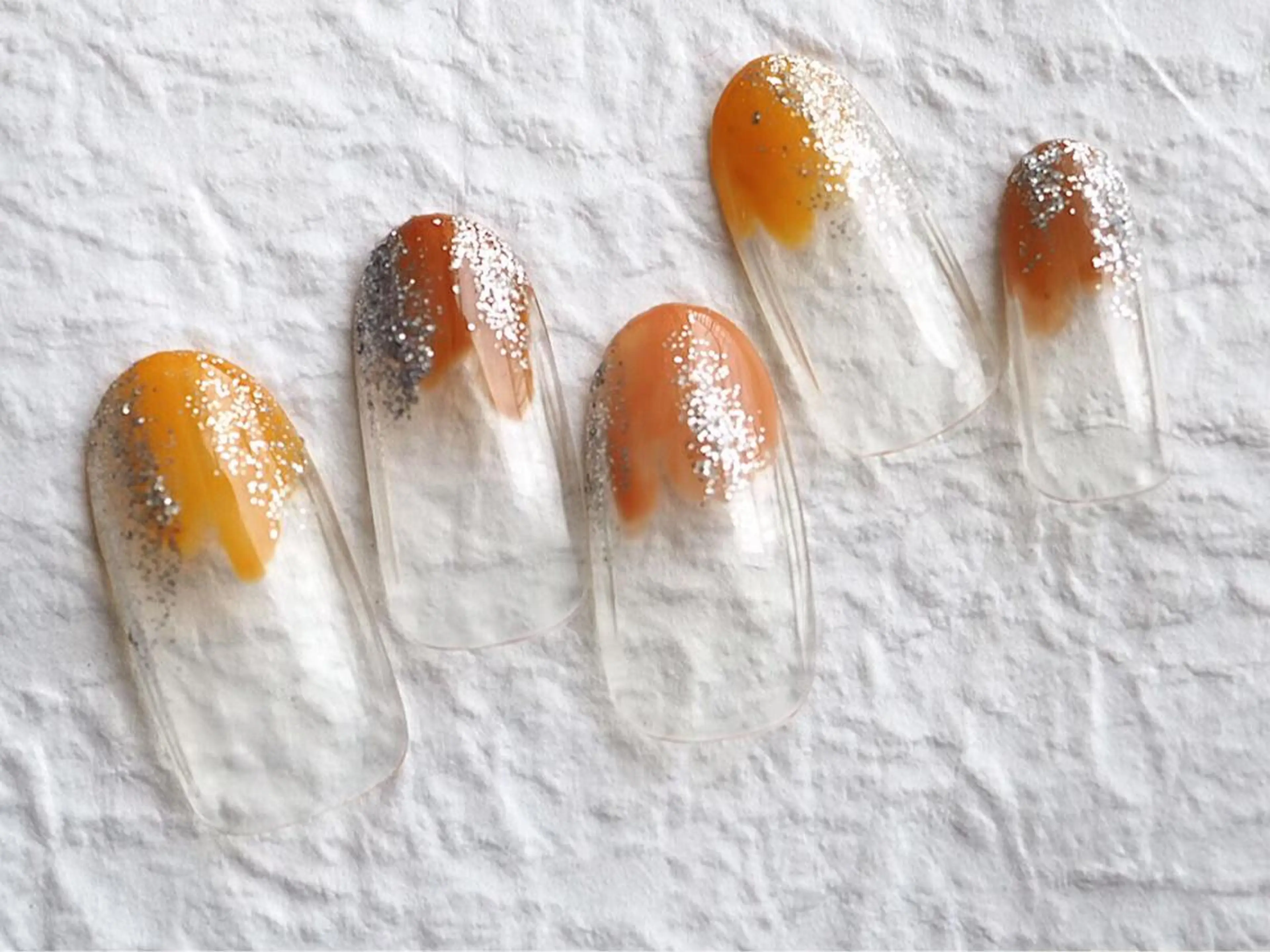 ネイル ラメ(グリッター) ニュアンスネイル ハンドネイル プティリボン 武蔵小金井店のネイルデザイン