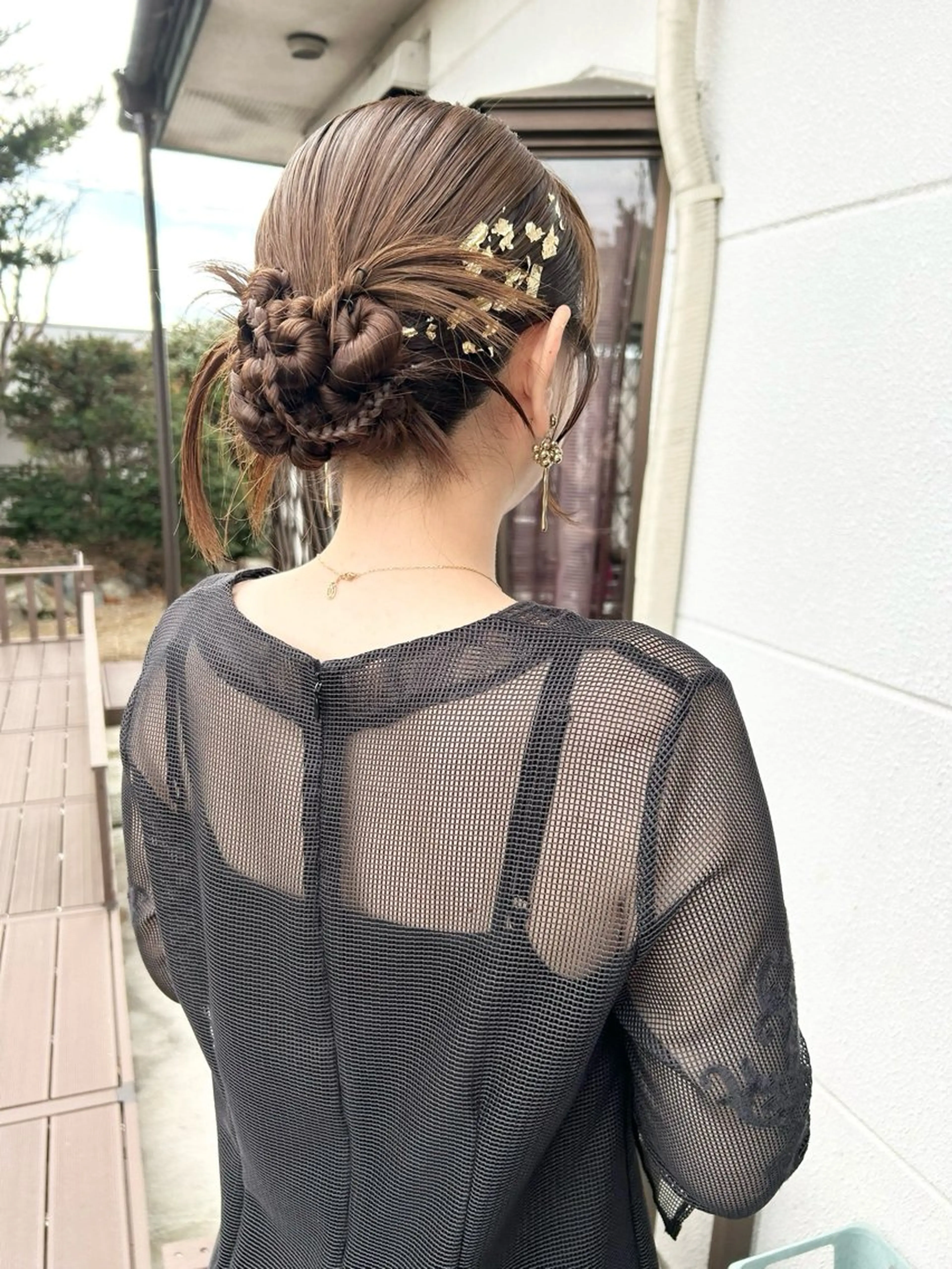 ロング ヘアアレンジ ヘアセット ナカジマ ナナのヘアスタイル