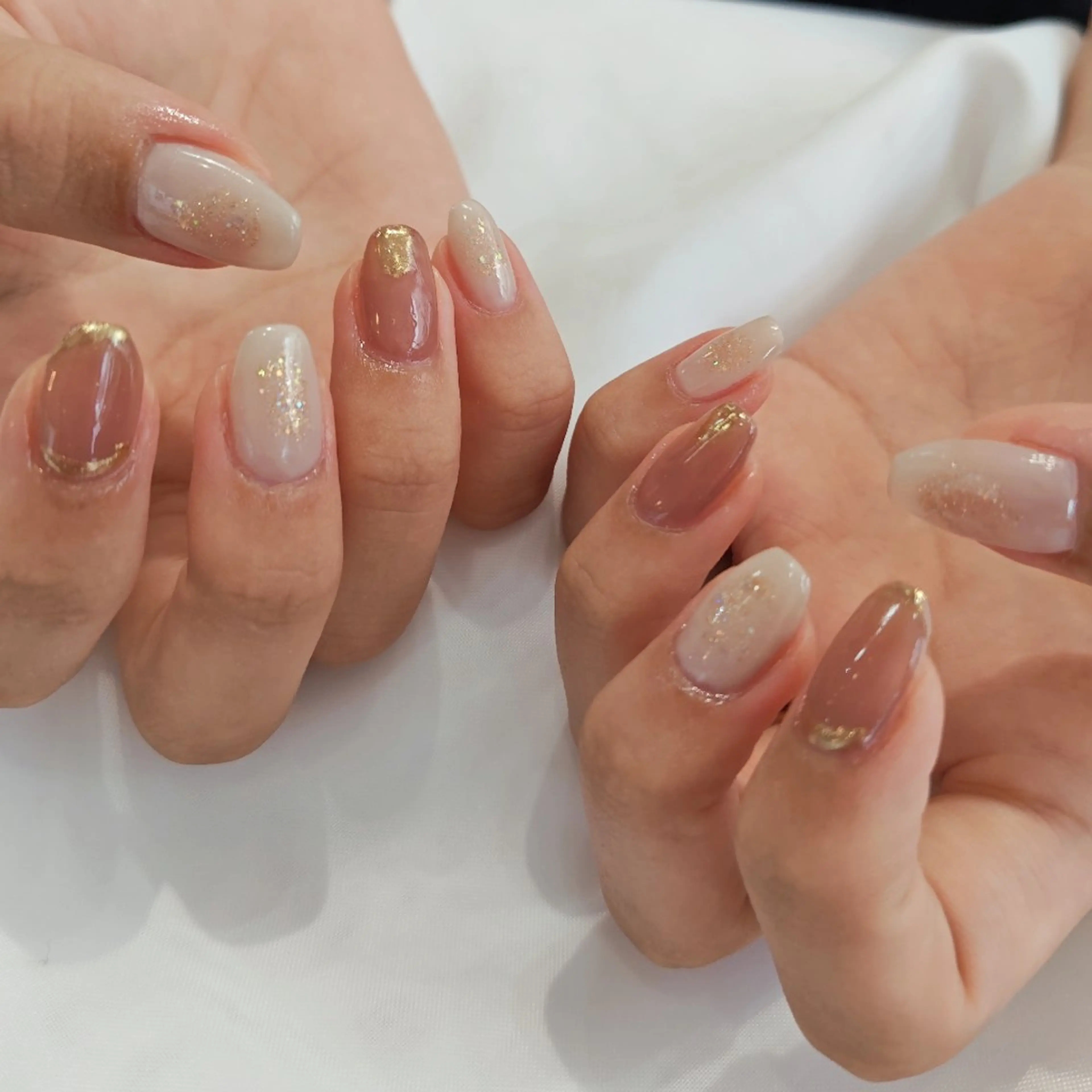 ネイル ミラーネイル ハンドネイル felicita服部店所属・felicita fumi♡のネイルデザイン