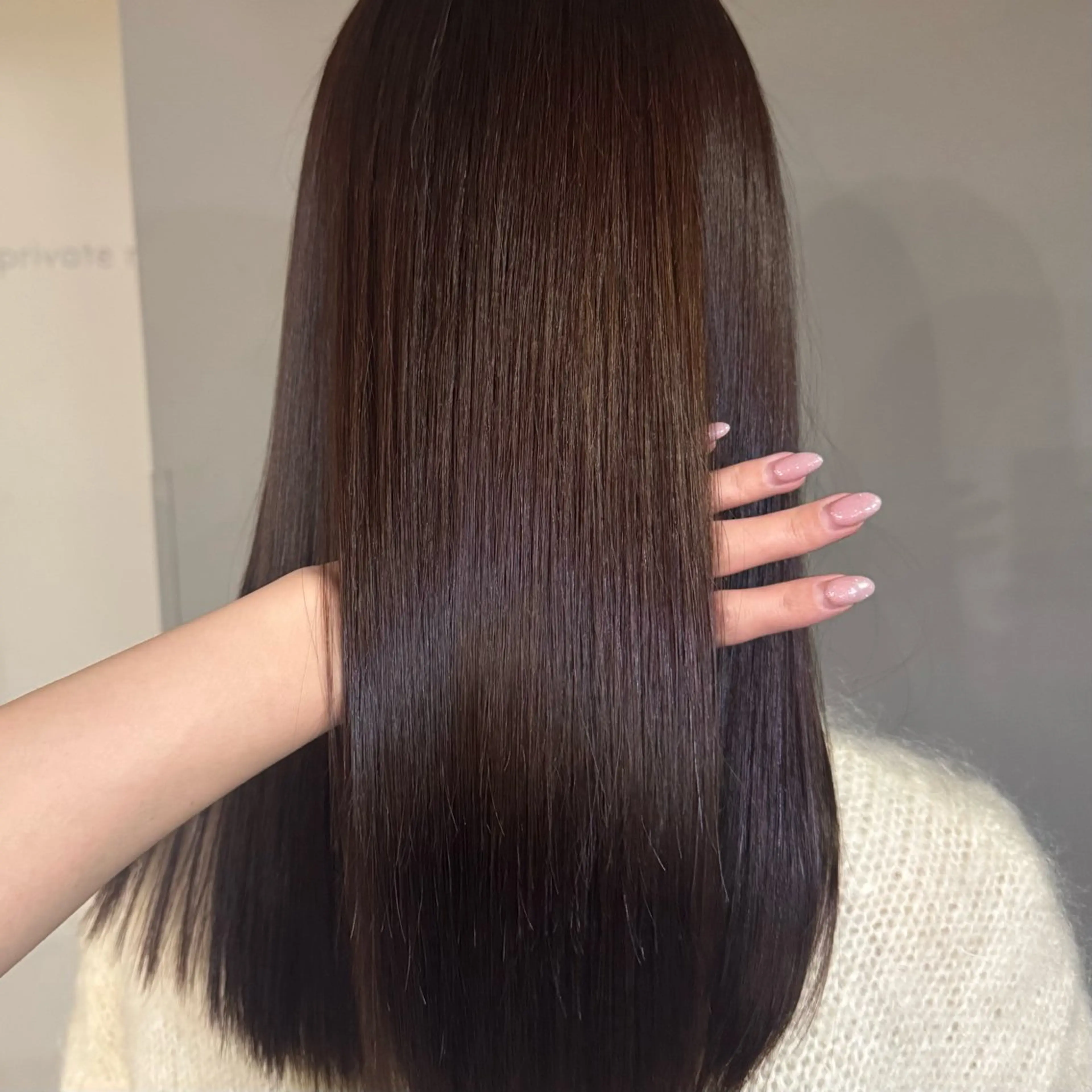 セミロング カラー ヘアカラー トリートメント sia所属・Nene Murakamiのヘアスタイル