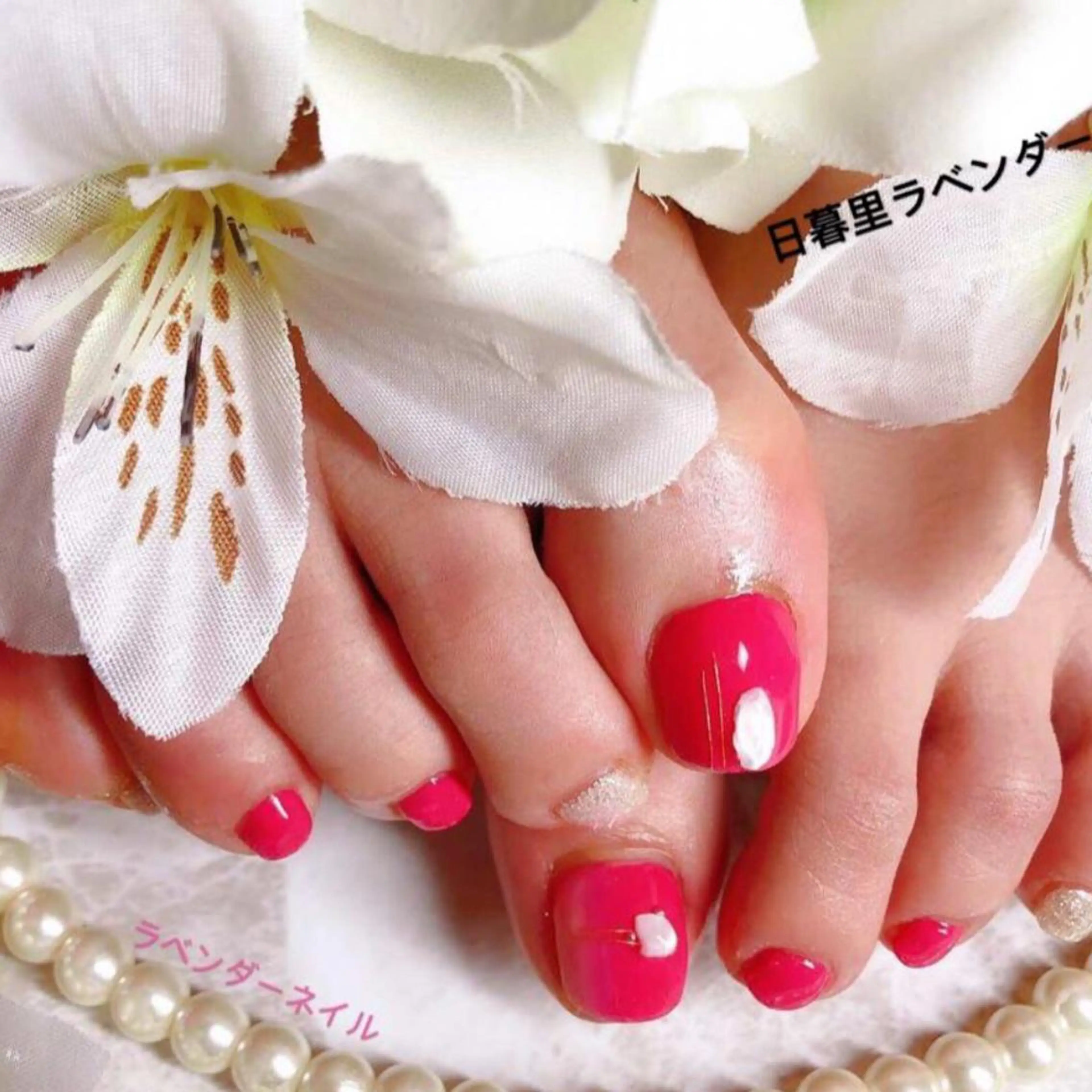 ネイル ラベンダー💖日暮里 ルル💖ネイルのネイルデザイン